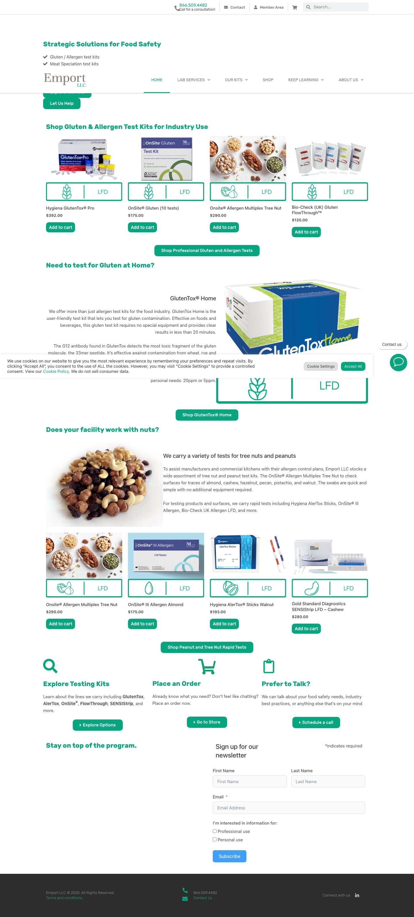 Home - Emport LLC - Full Screenshot