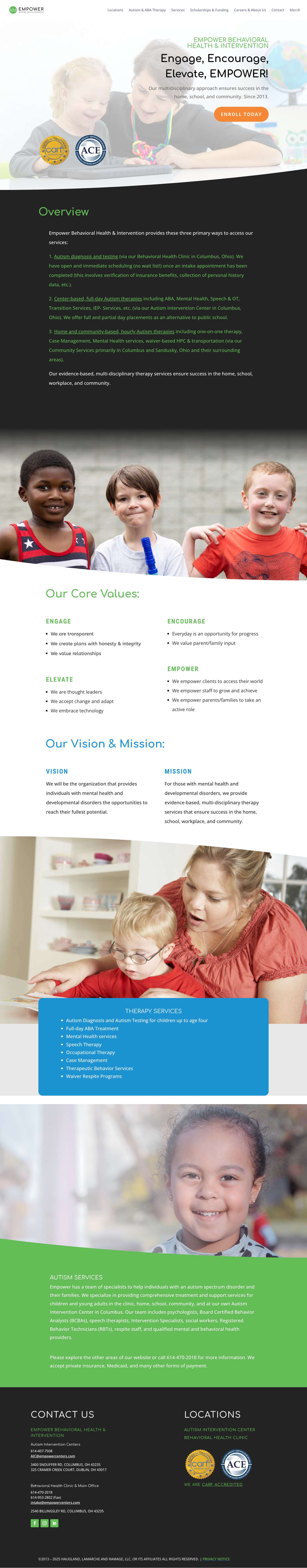 Empower Behavioral Health & Intervention - Full Screenshot