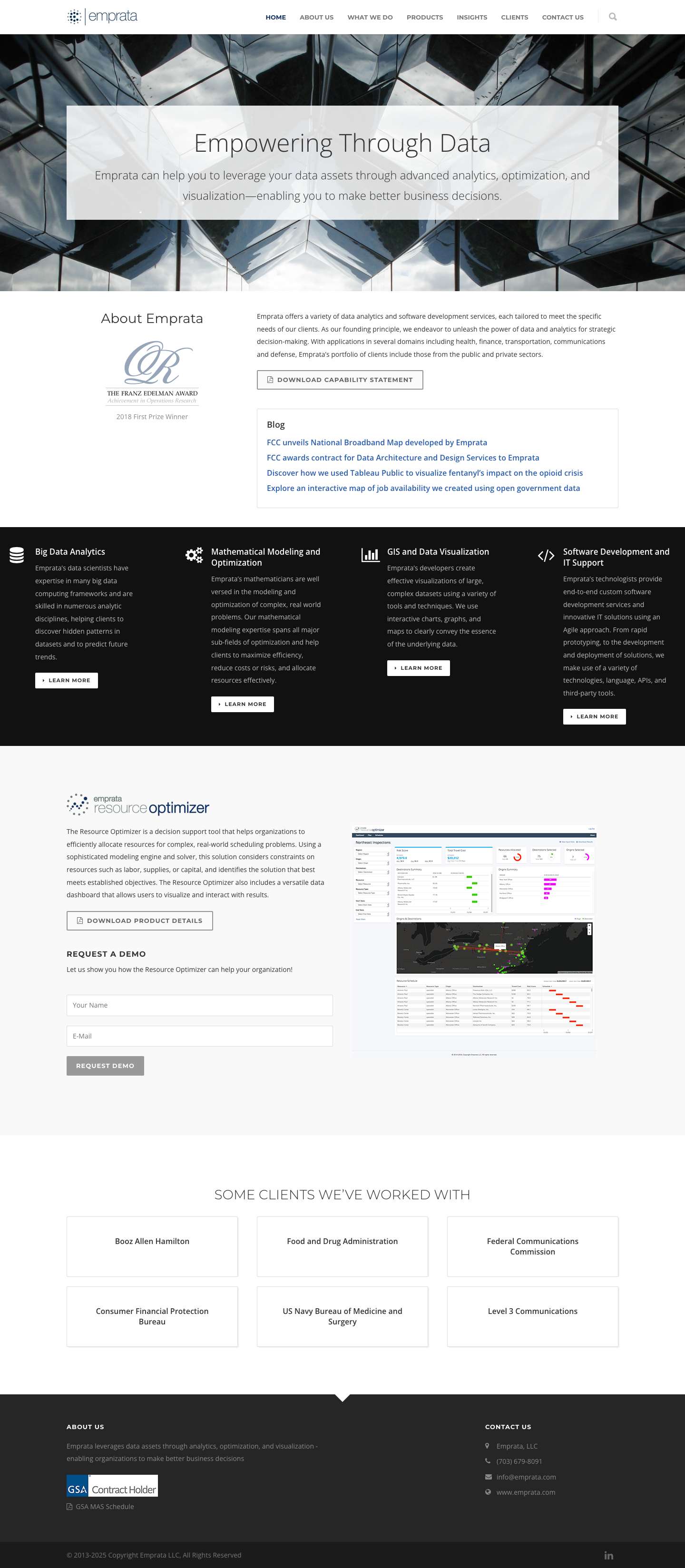 Emprata – Empowering through data - Full Screenshot