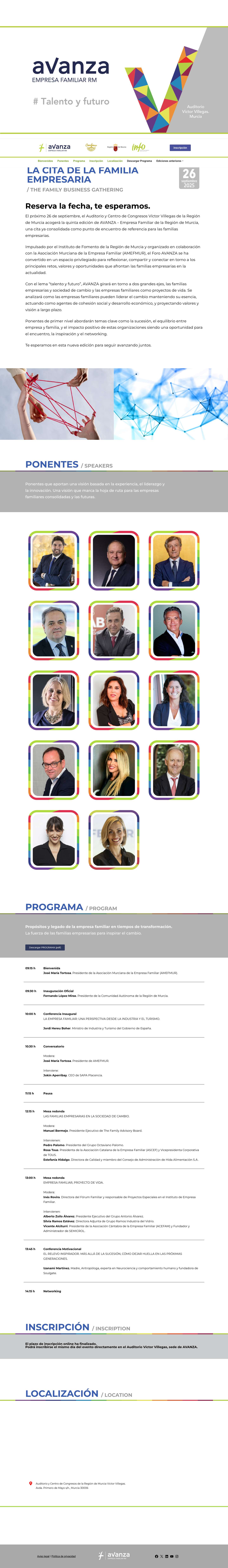 AVANZA - Empresa Familiar RM - Full Screenshot