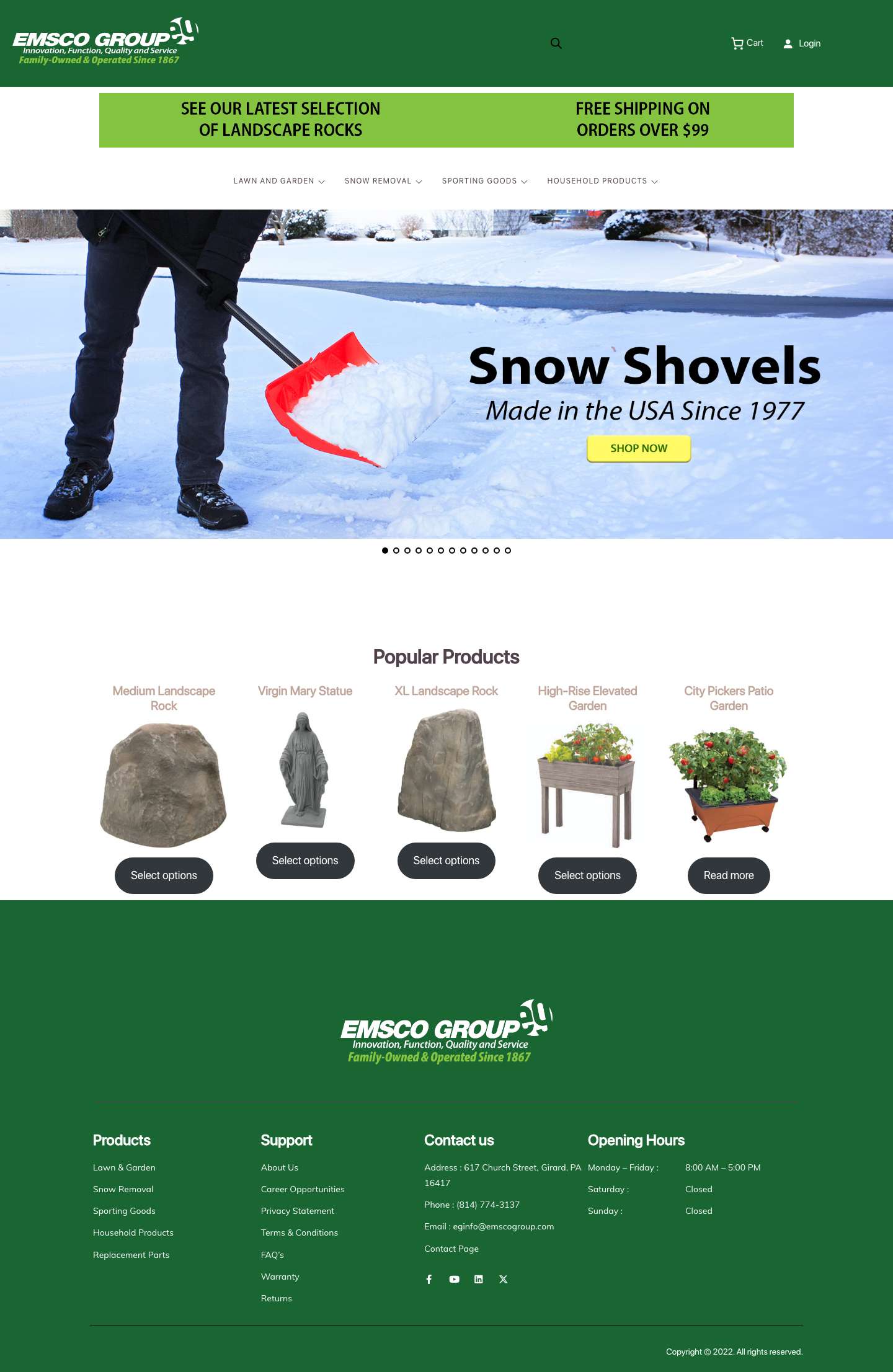 Emsco Group - Full Screenshot