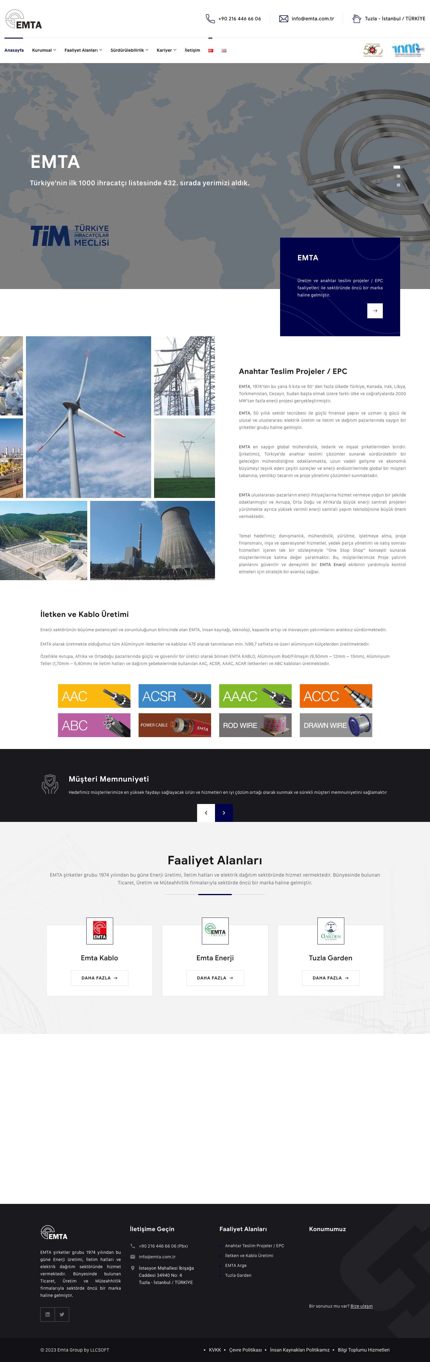 Emta Group - Full Screenshot