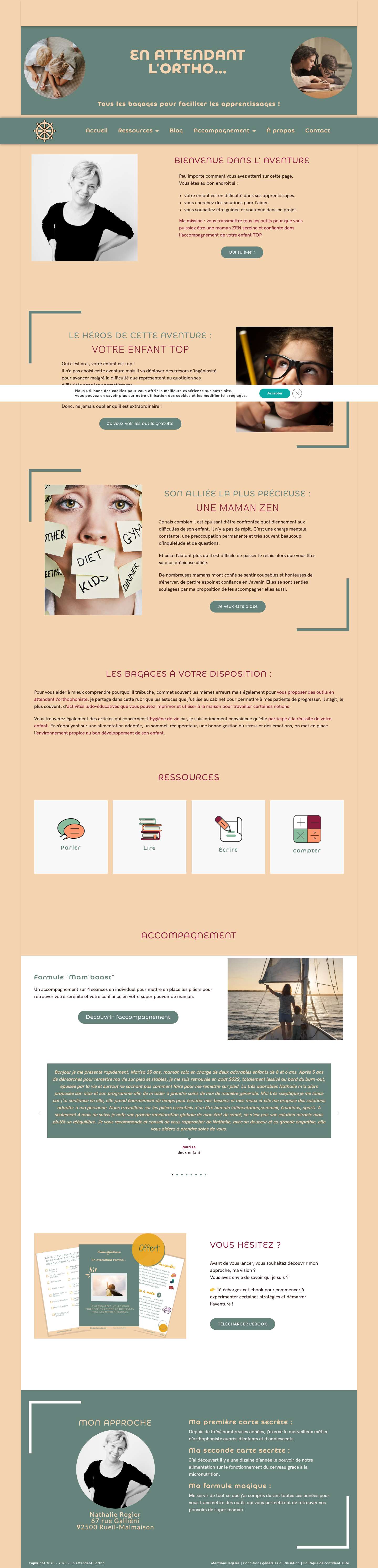 Accueil - En attendant l'ortho... - Full Screenshot