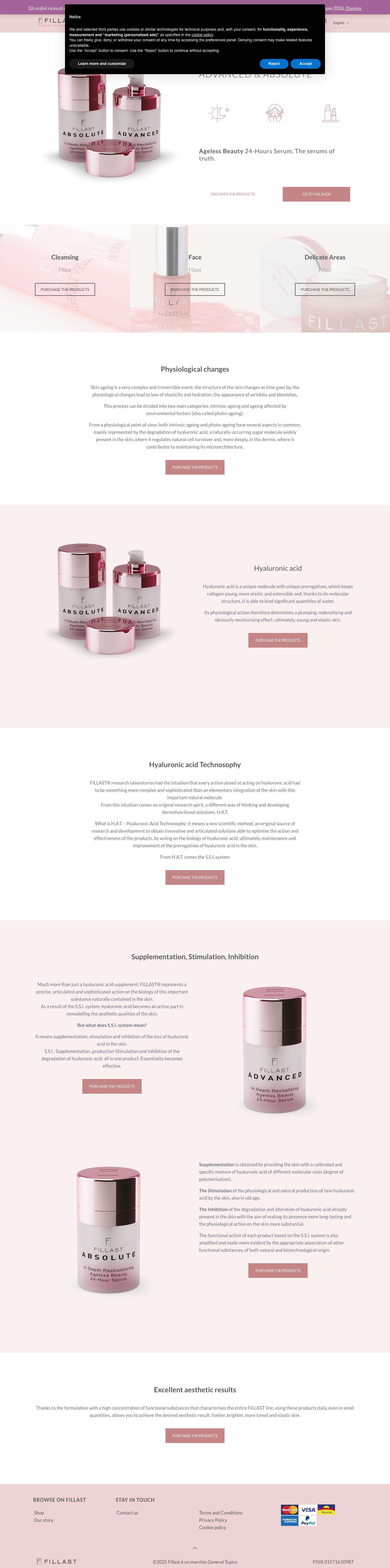 Homepage - Fillast | Digital Lounge Store - Full Screenshot