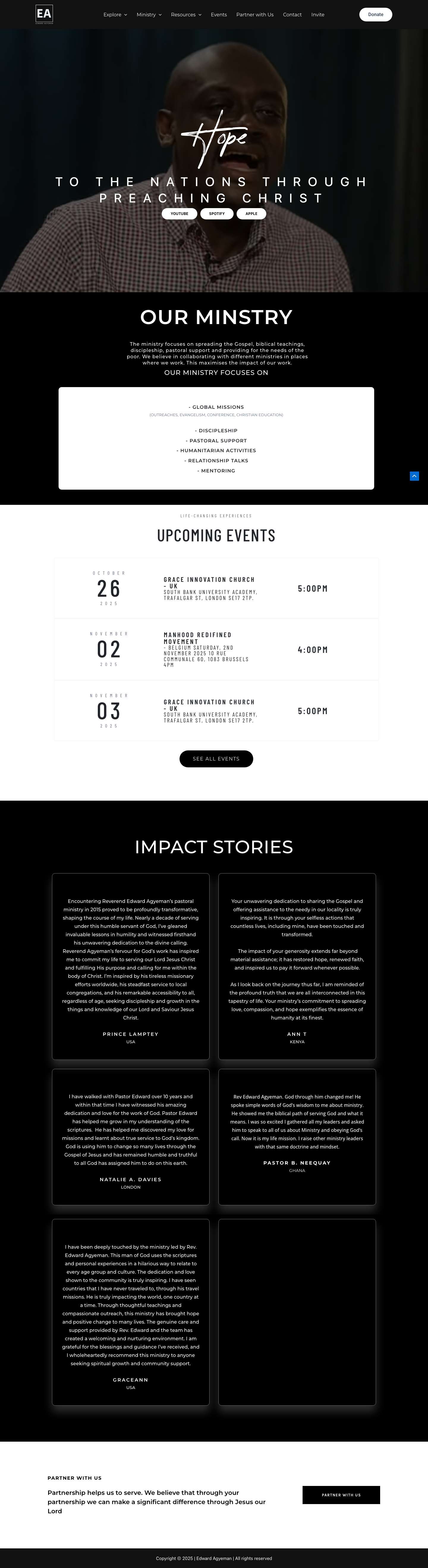 Edward Agyeman - Full Screenshot