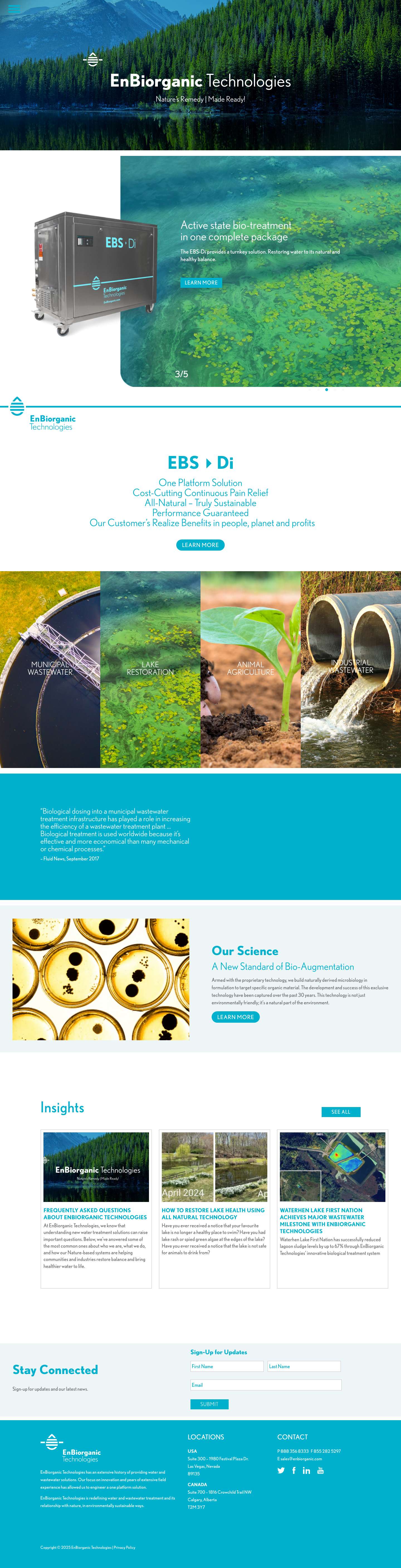 EnBiorganic Technologies - Full Screenshot