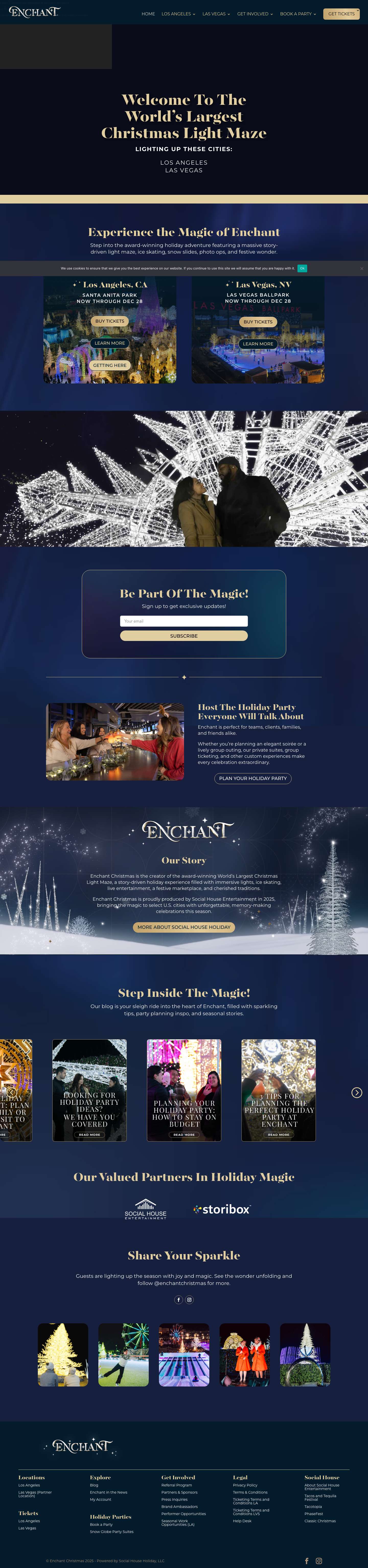 Home - Enchant Christmas - Full Screenshot