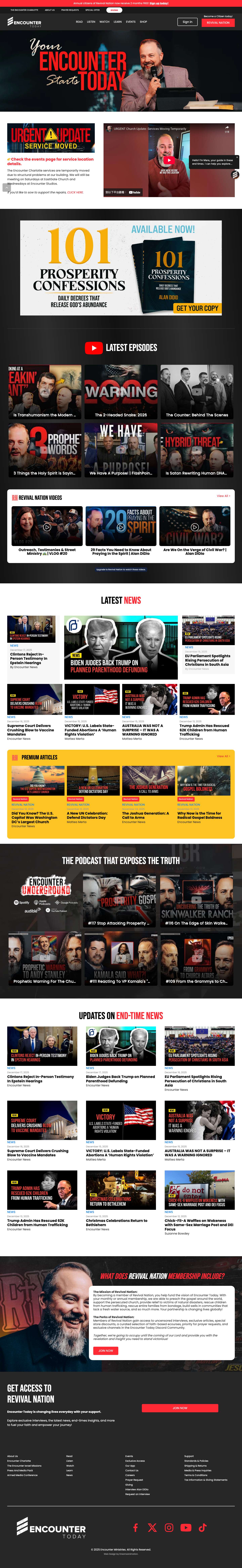 Home - Encounter Today - Full Screenshot