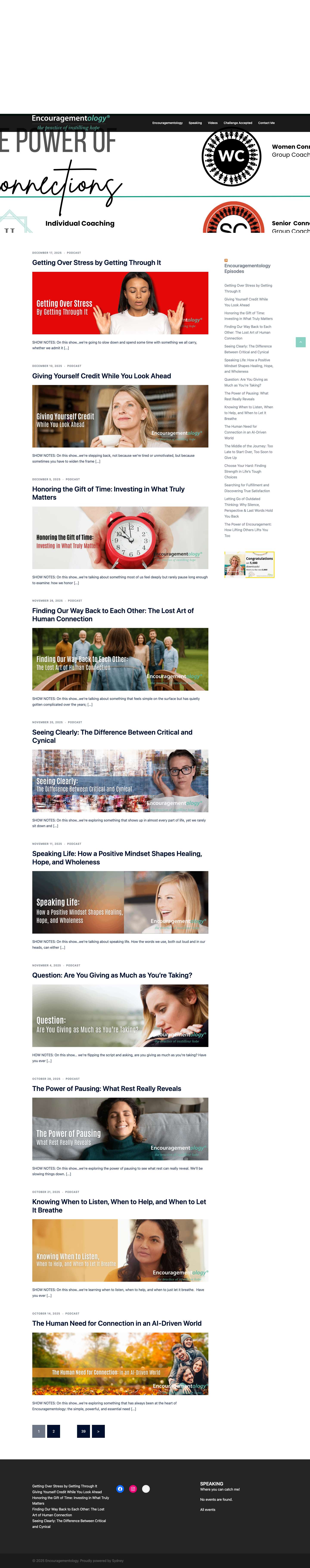 Encouragementology | - Full Screenshot