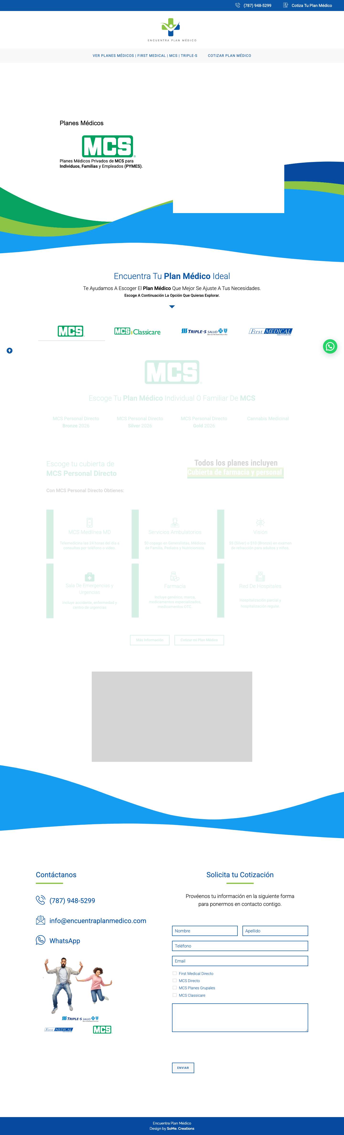 Encuentra Plan Médico | MCS | First Medical | Triple-SJoinchat - Full Screenshot