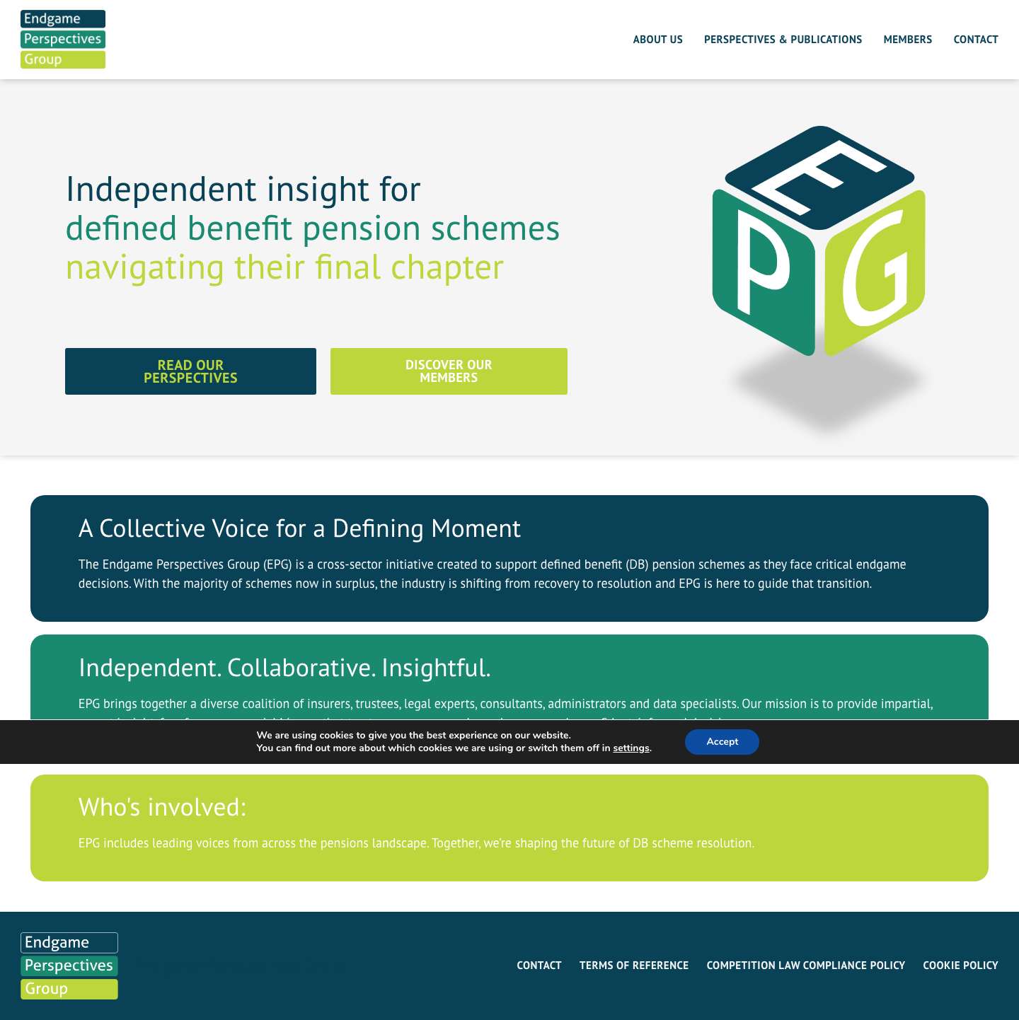 Home - Endgame Perspectives Group - Full Screenshot