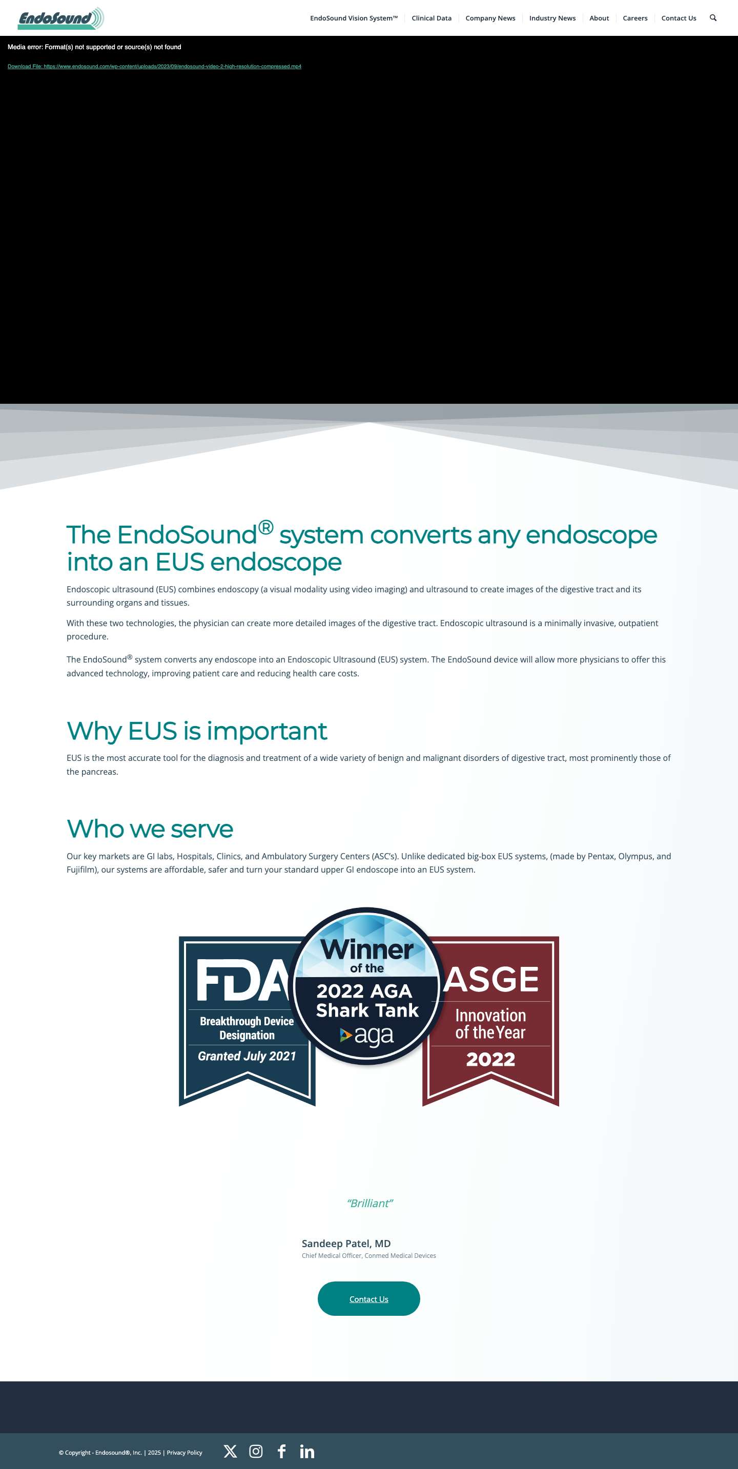 Home - EndosoundClick to open the search input fieldPreviousNextScroll to top - Full Screenshot