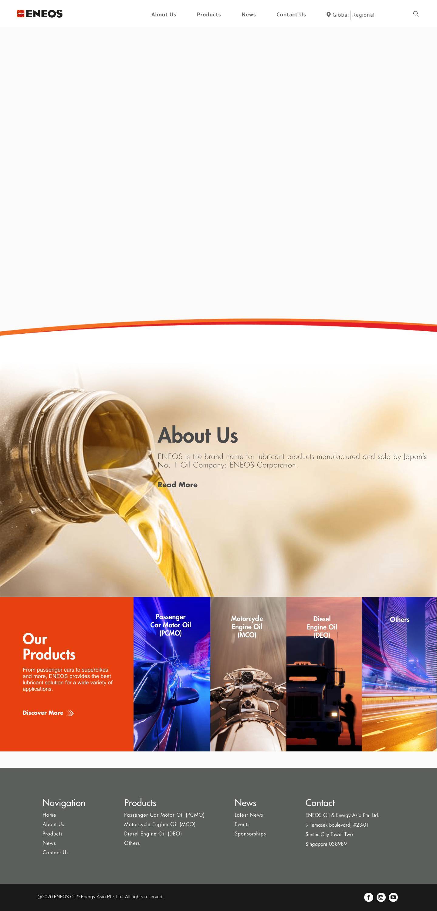 Japan's No.1 Oil Company | ENEOS - Full Screenshot