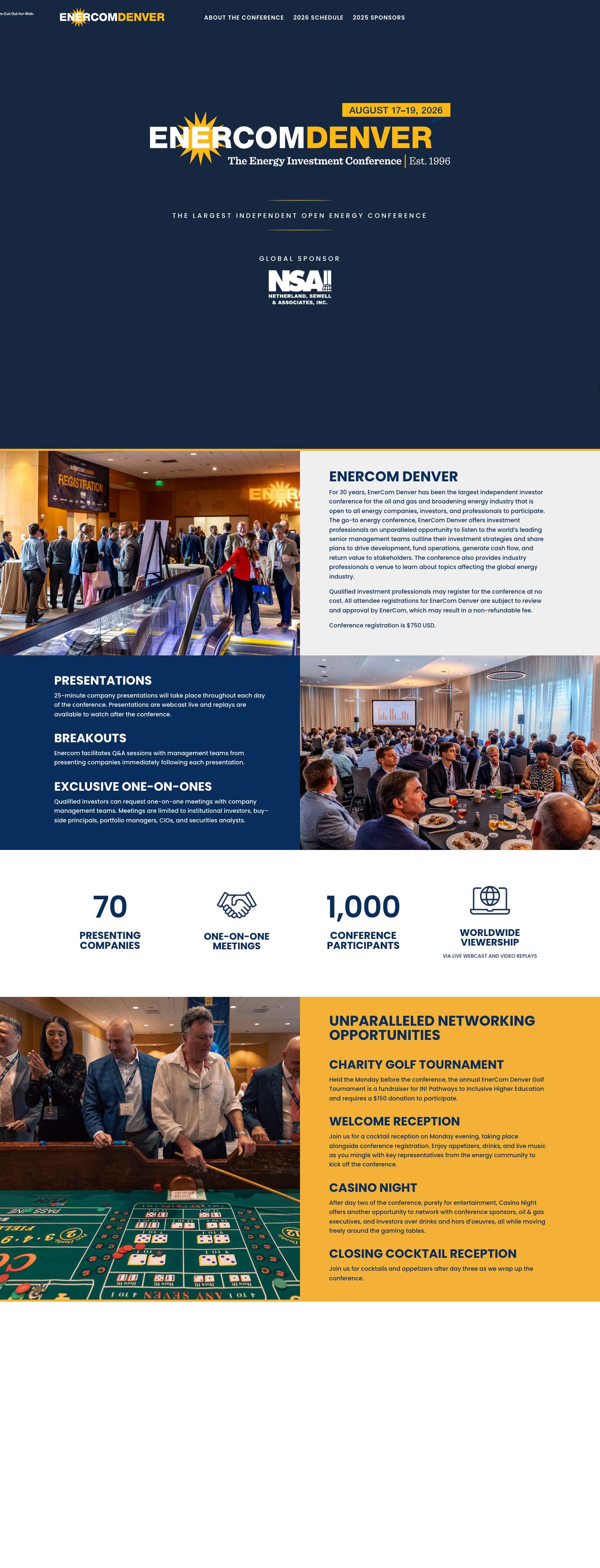 EnerCom Denver | The Energy Investment Conference - Full Screenshot