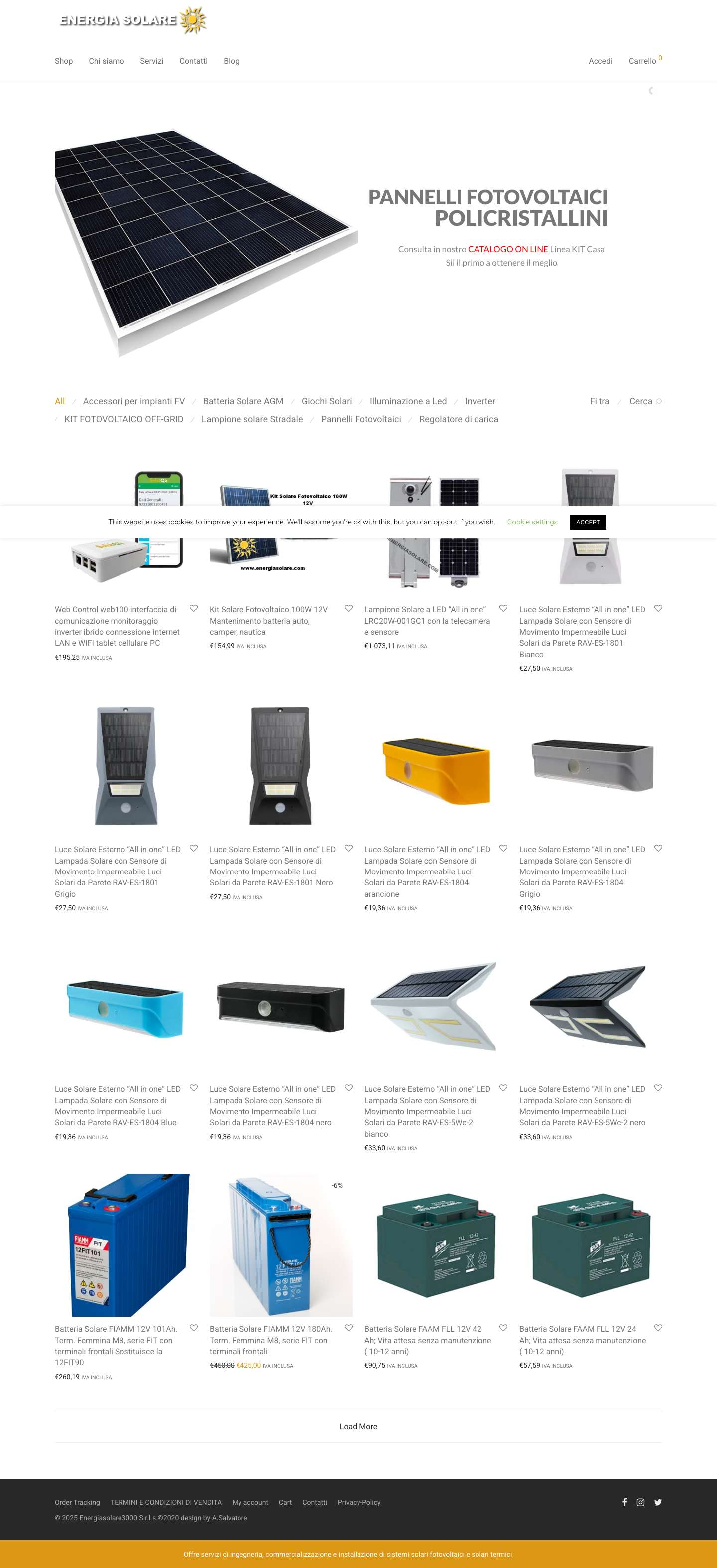 Home - Energiasolare - Full Screenshot