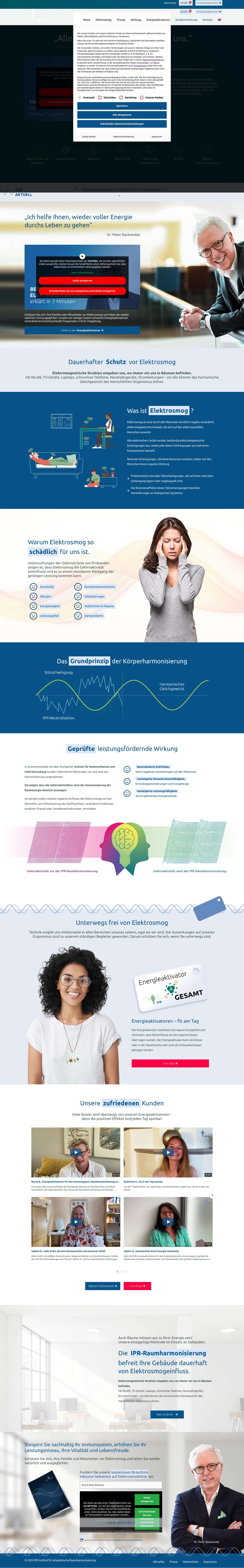 Home - ·B·I·S· Biophysikalischer Immun-Support - Full Screenshot