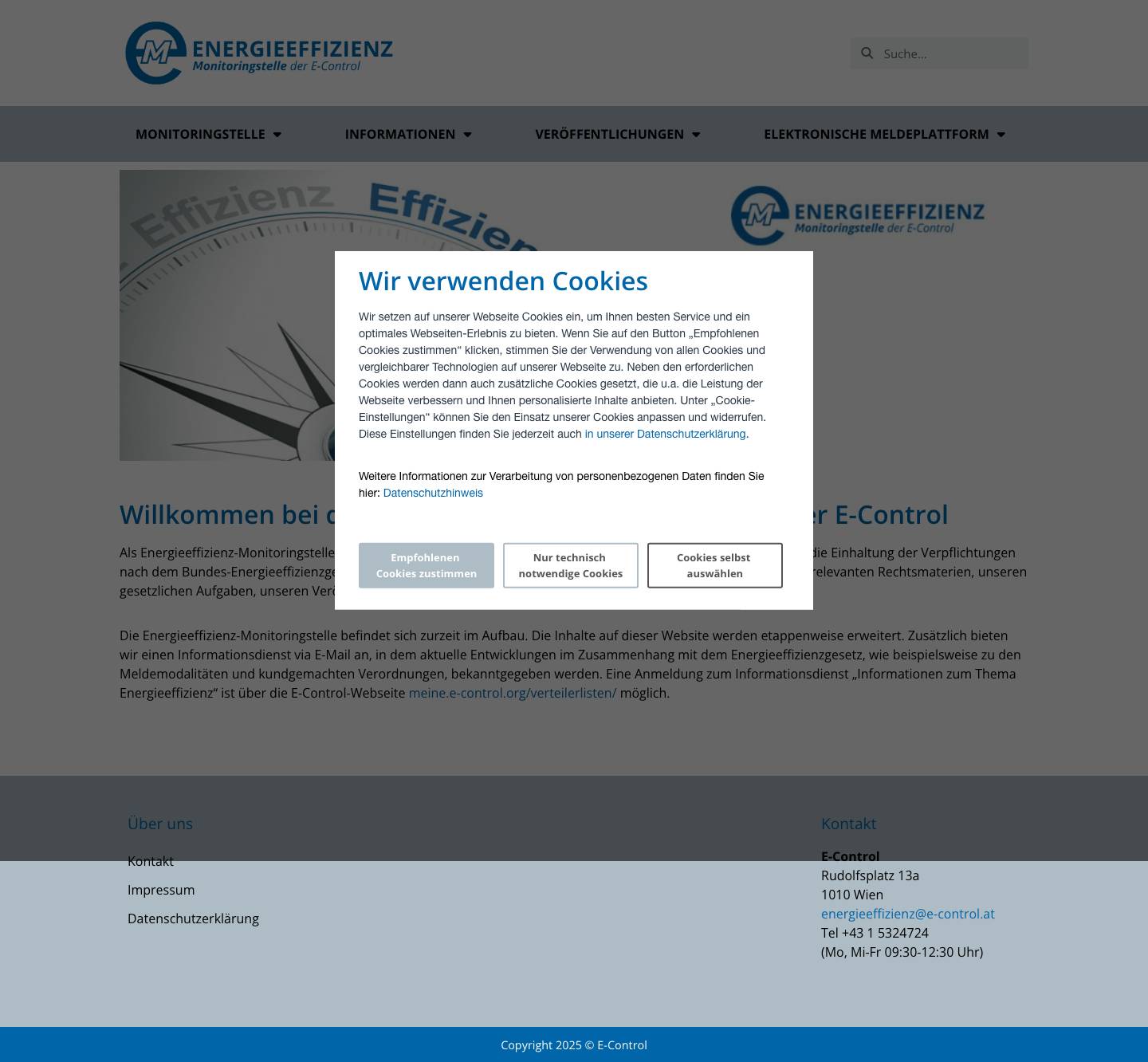 Energieeffizienz-Monitoringstelle - Full Screenshot