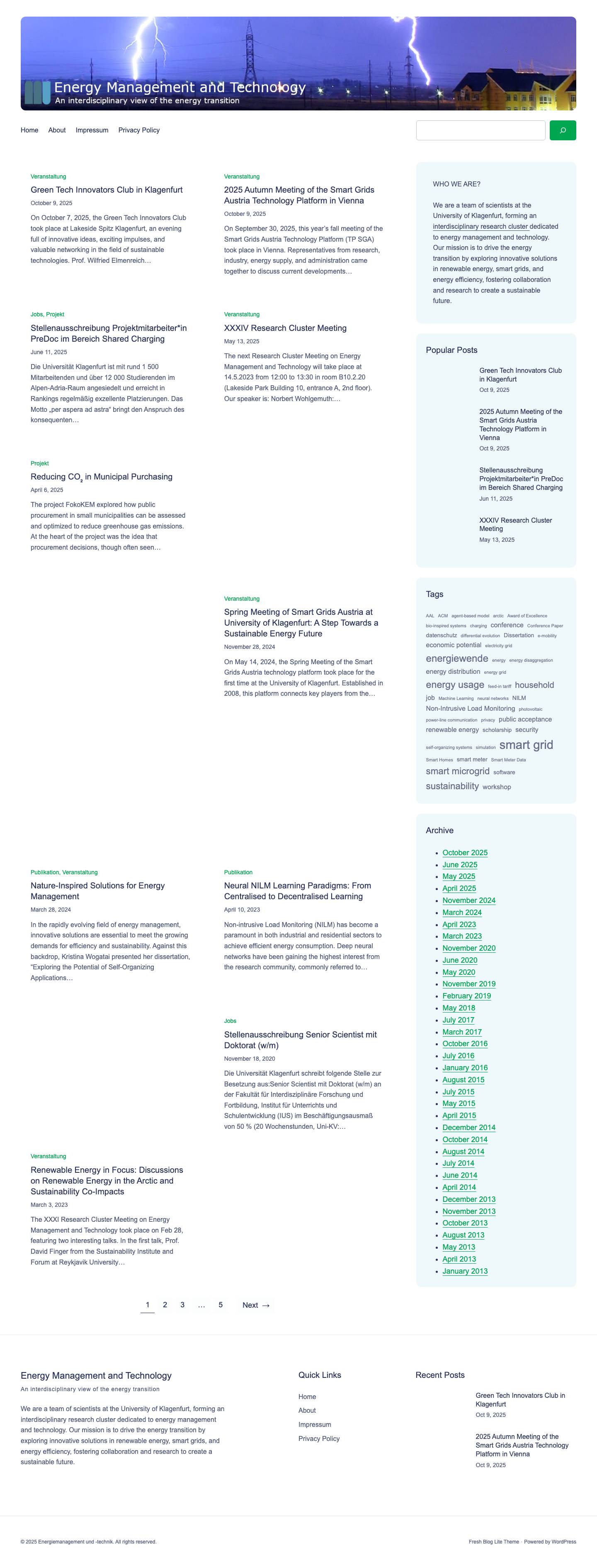 Energy Management and Technology – An interdisciplinary view of the energy transition - Full Screenshot