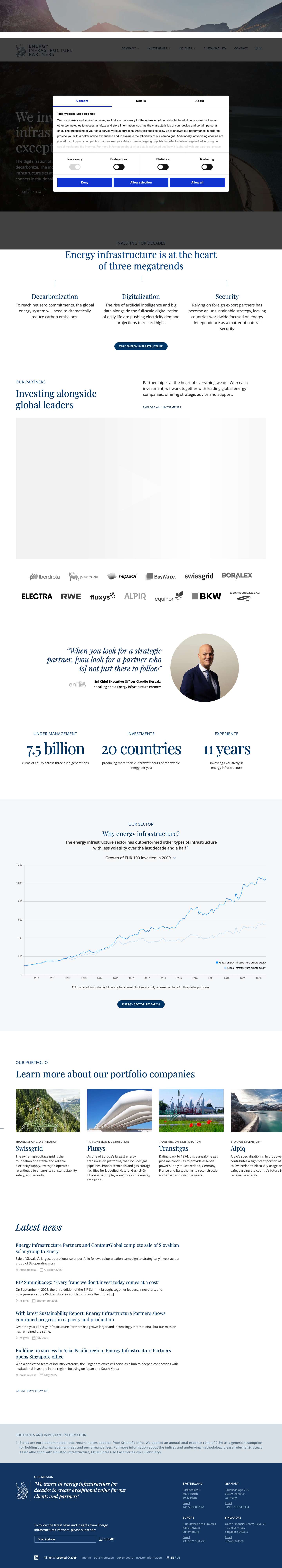 Energy Infrastructure Partnerslinkedin - Full Screenshot