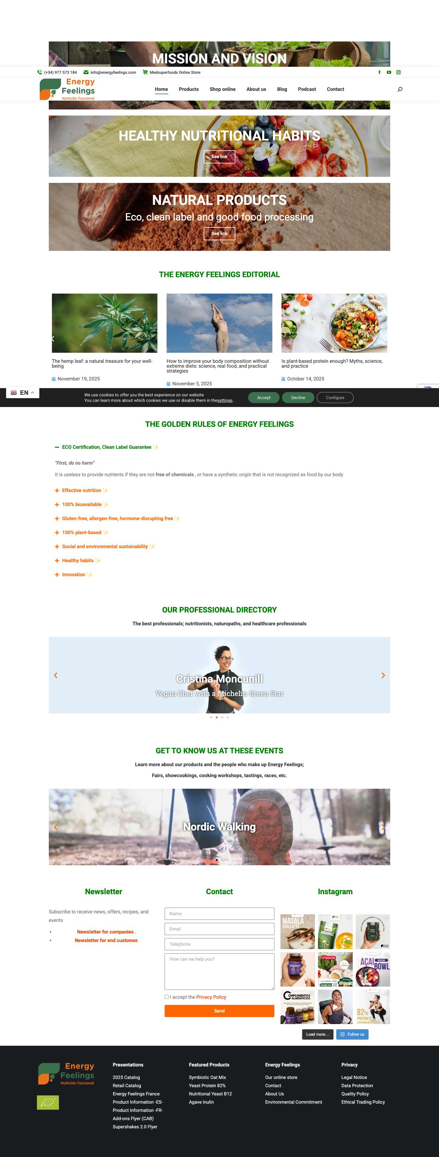 Energy Feelings: Nutrición Funcional Biodisponible - Full Screenshot