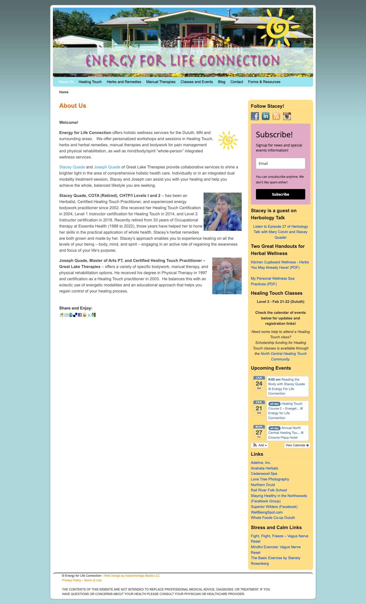 About Us - Full Screenshot