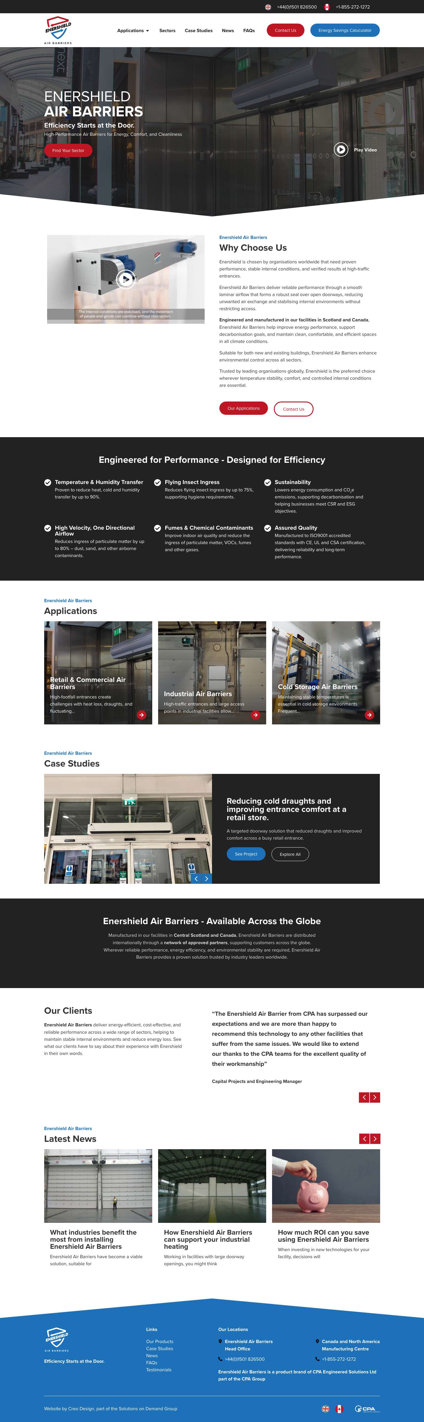 Enershield can create up to a 90% seal on open doors - - Full Screenshot