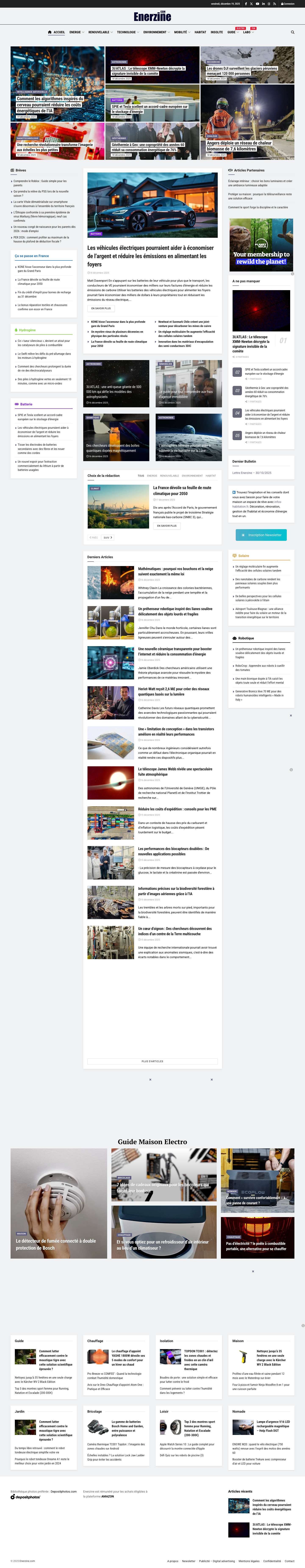 L'actualité énergétique au quotidien depuis 2006 - Full Screenshot