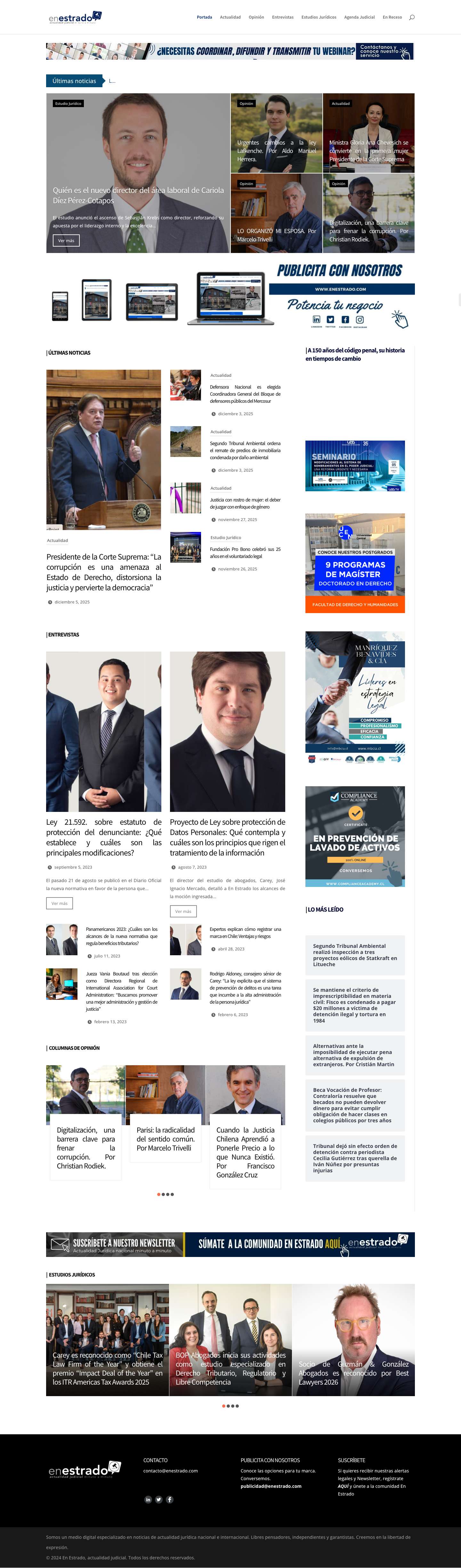 Portada - EnEstrado.com - Full Screenshot