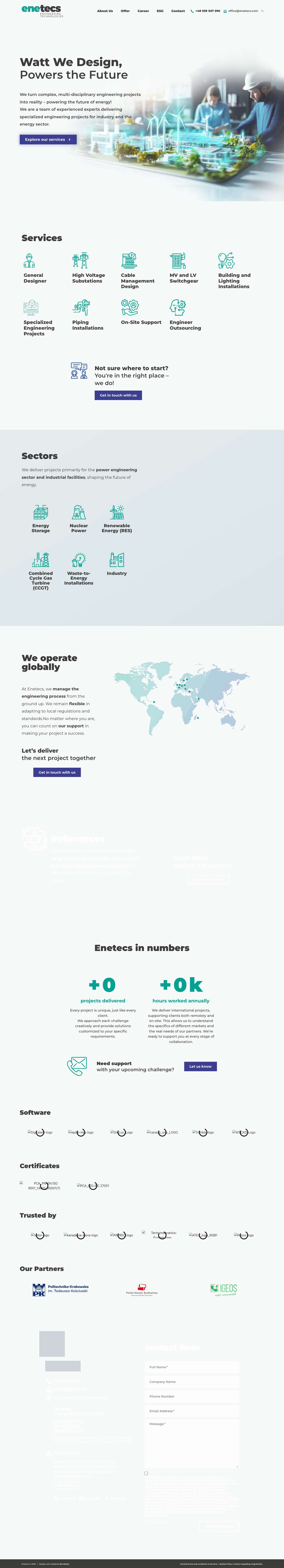 Home - Enetecs - Full Screenshot