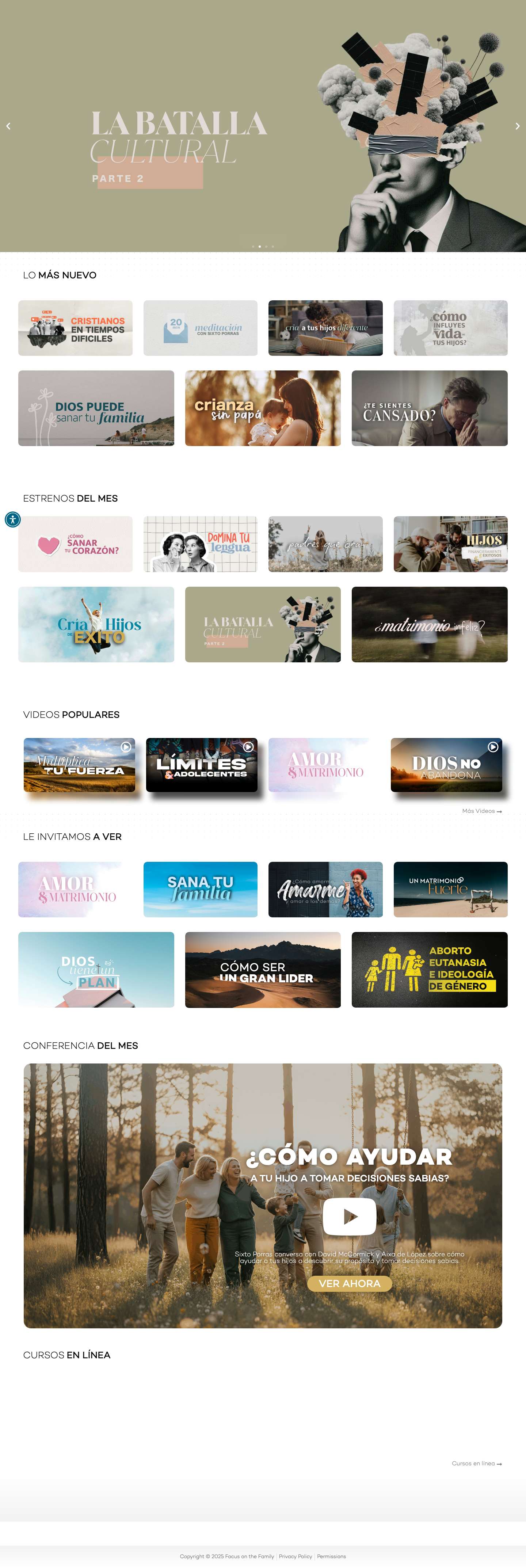 Enfoque a la Familia - Full Screenshot