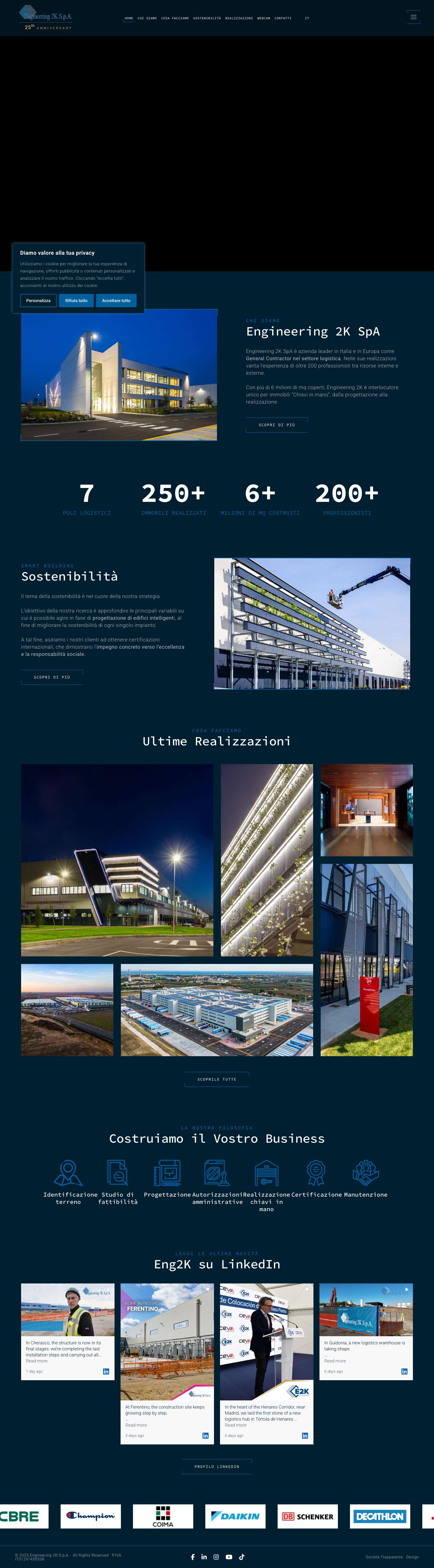 Engineering 2K | General Contractor Logistica - Full Screenshot