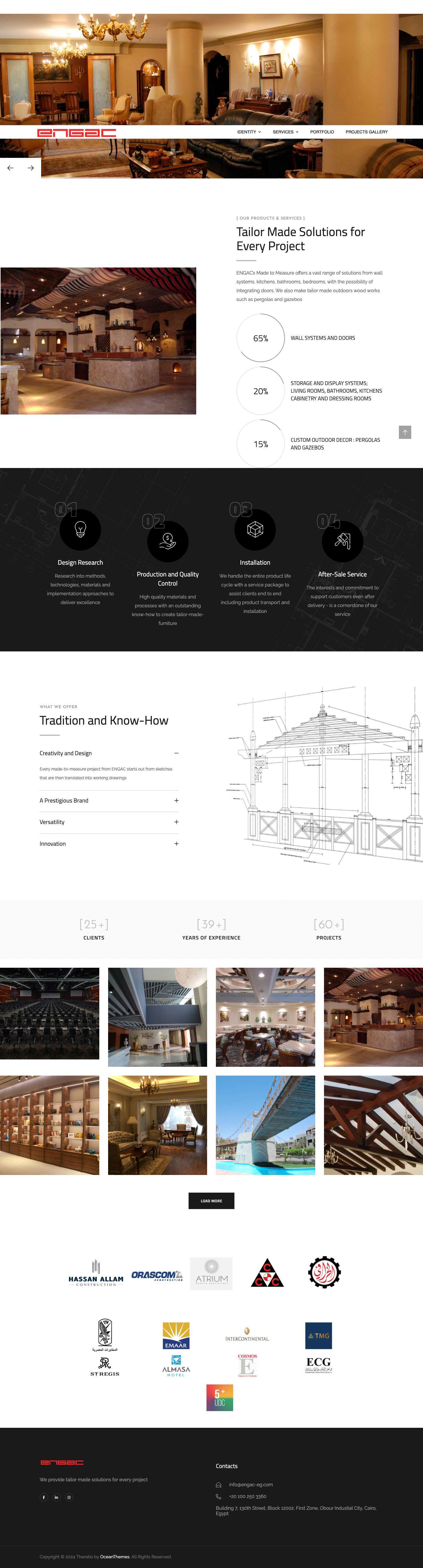 Engac – Architecture in Woodform - Full Screenshot