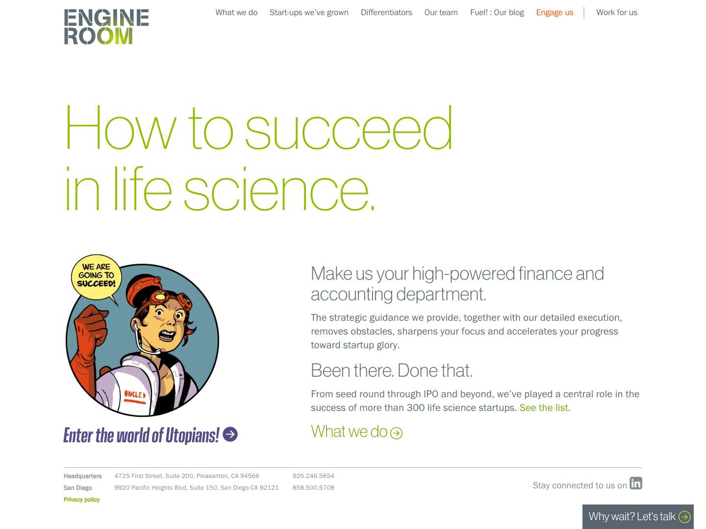 Outsourced finance & accounting for startups - Engine Room - Full Screenshot