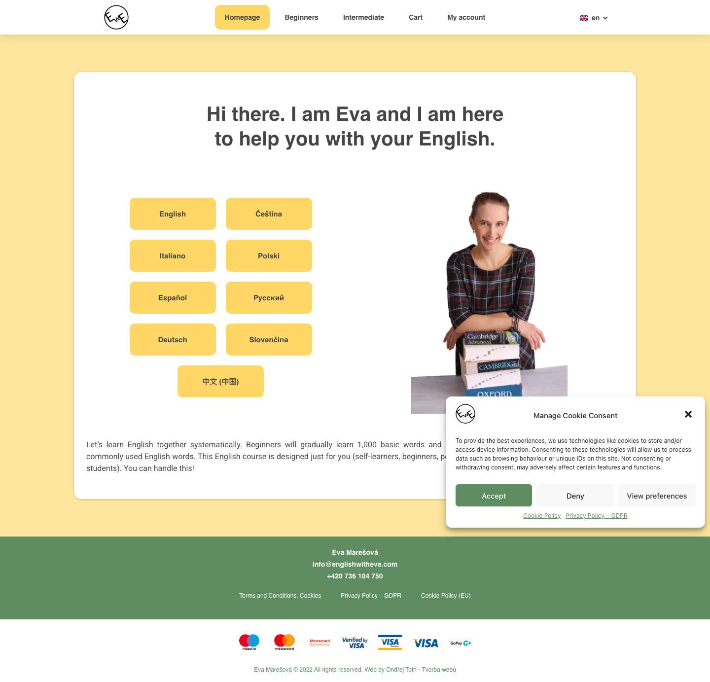 English with Eva – Learning English - Full Screenshot
