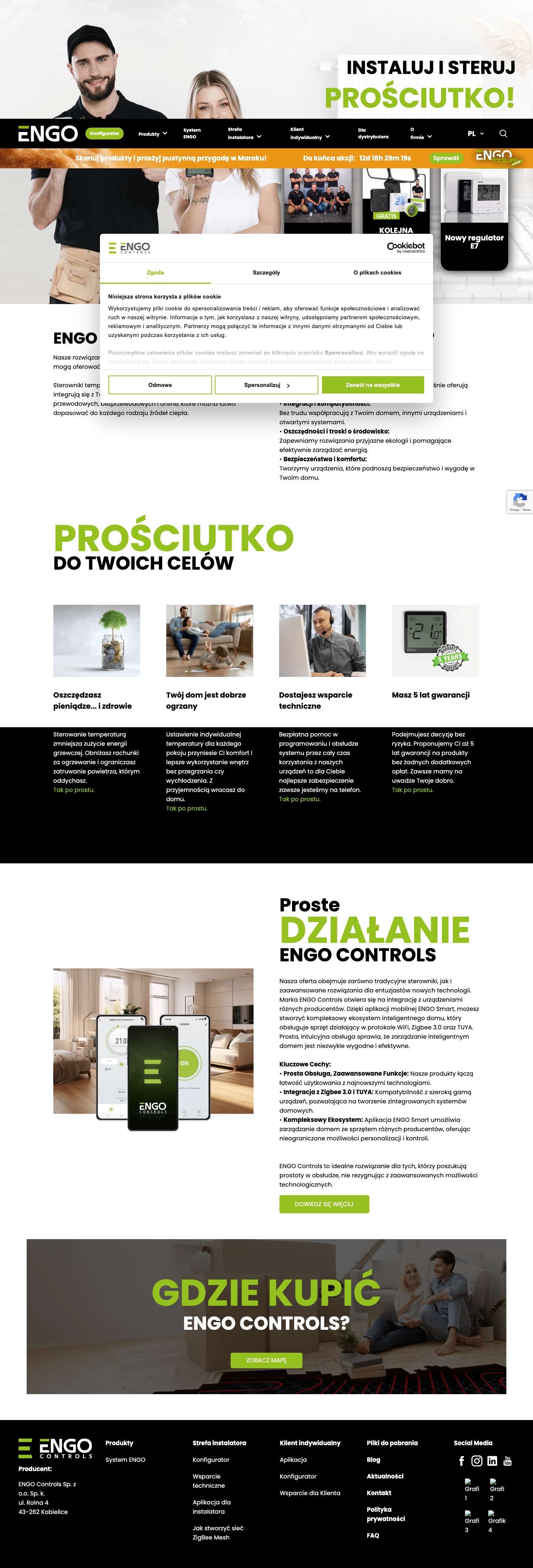 ENGO Controls - Sterowanie ogrzewaniem - Full Screenshot