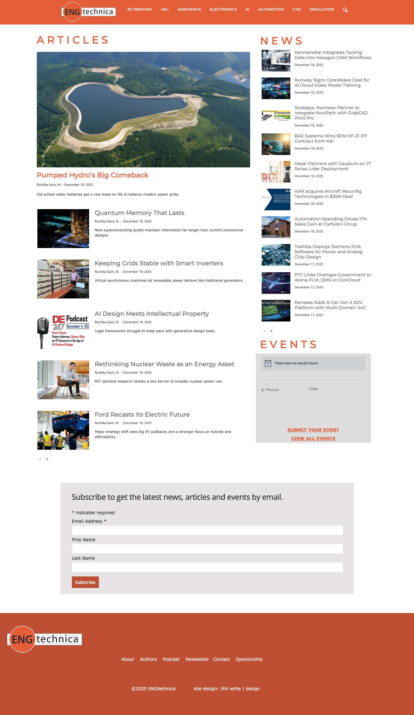 Homepage - ENGtechnica - Full Screenshot
