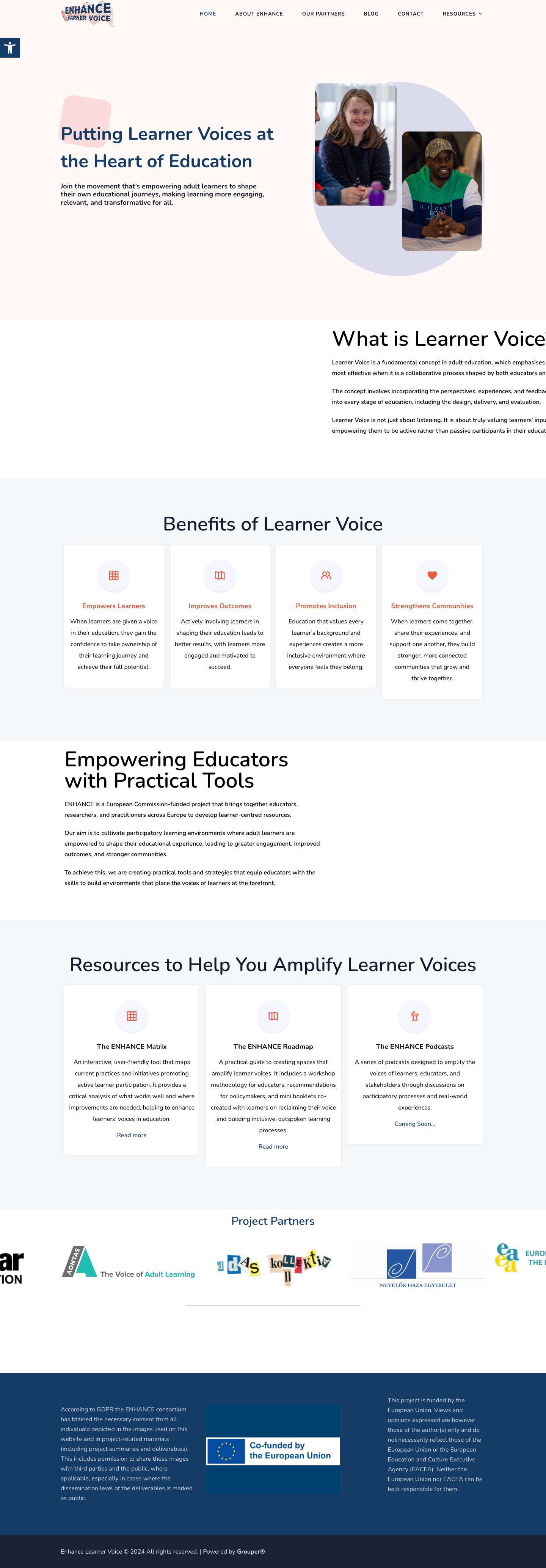 Enhance – Amplifying Adult Learners VoicesAccessibility ToolsIncrease TextDecrease TextGrayscaleHigh ContrastNegative ContrastLight BackgroundLinks UnderlineReadable FontReset - Full Screenshot