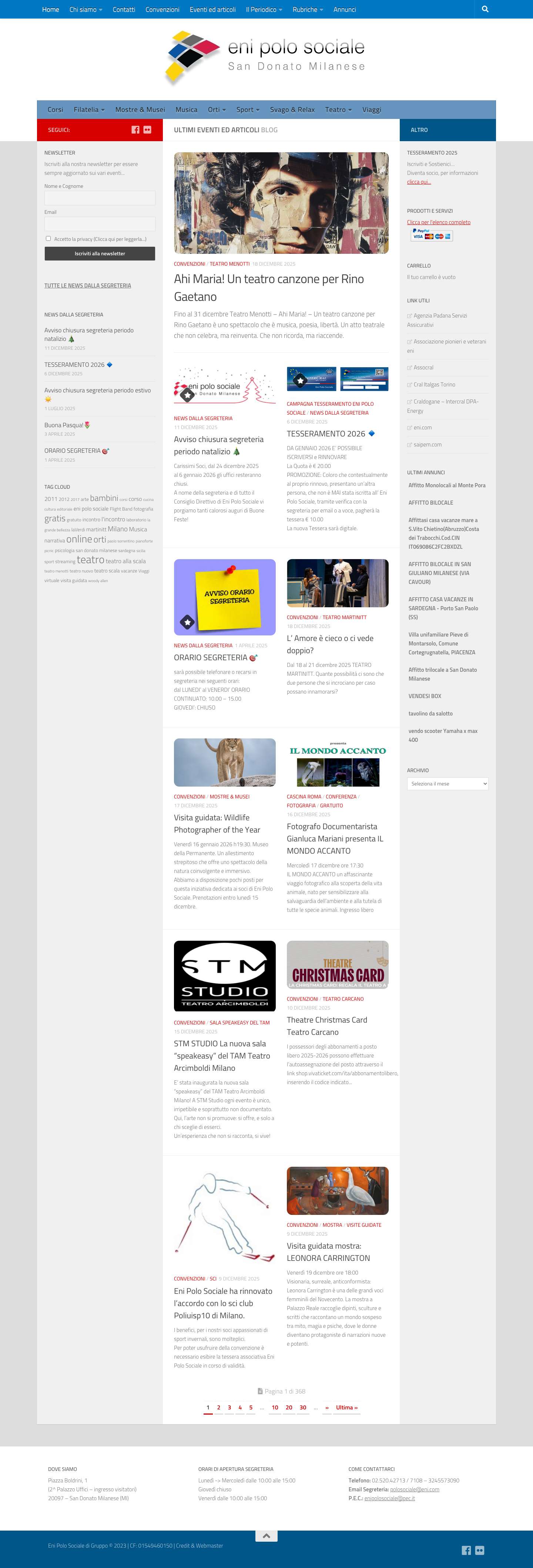 Eni Polo Sociale di Gruppo – Eni Polo Sociale – San Donato Milanese - Full Screenshot