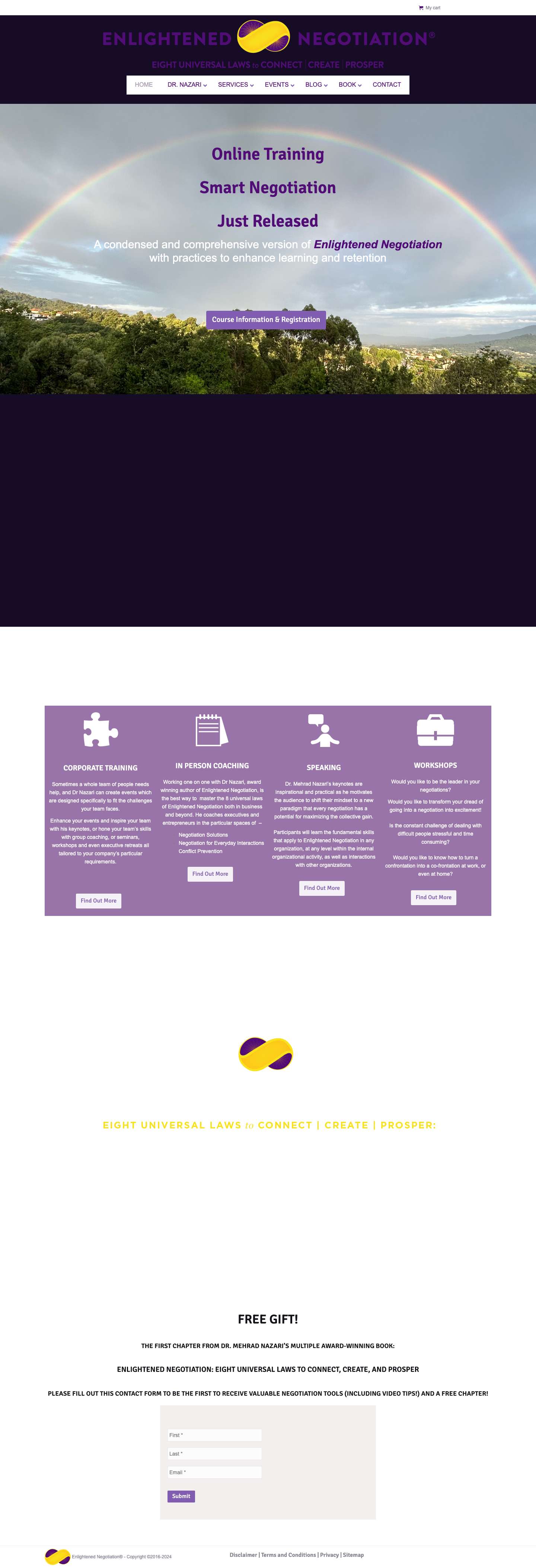 Enlightened Negotiation® | Elevating Human Interactions - Full Screenshot