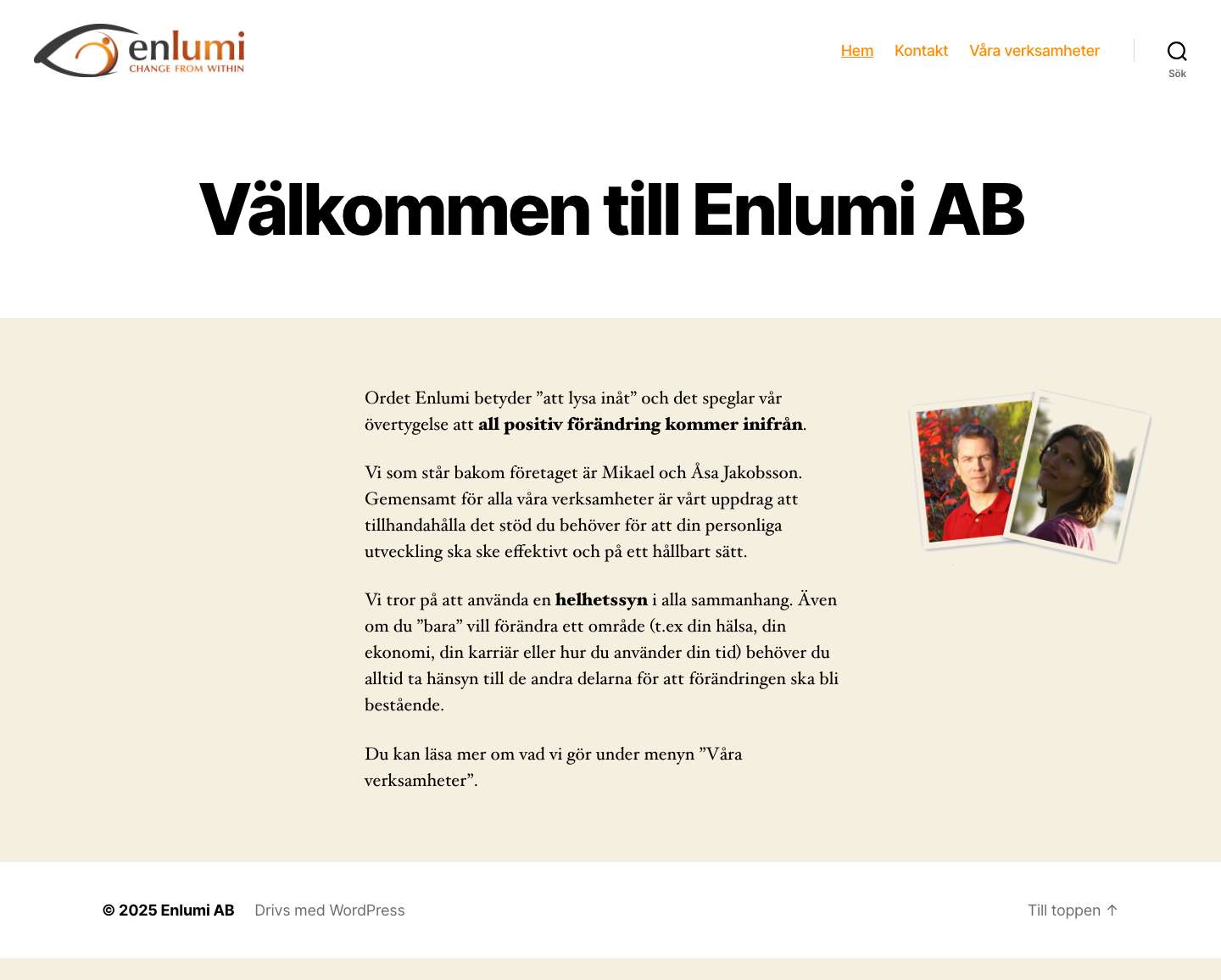 Välkommen till Enlumi AB - Enlumi AB - Full Screenshot