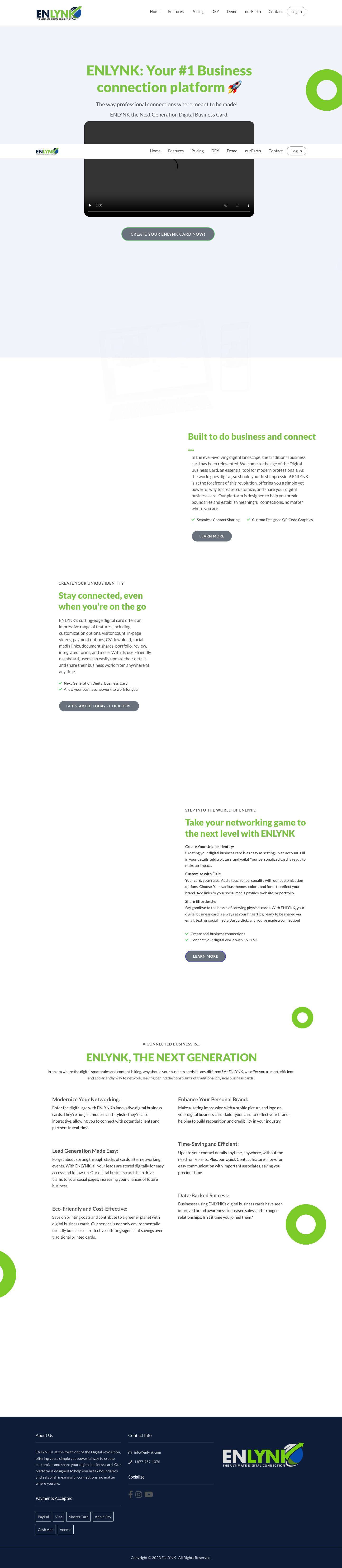 ENLYNK – The Ultimate Digital Connection – Your next generation professional networking platform! - Full Screenshot