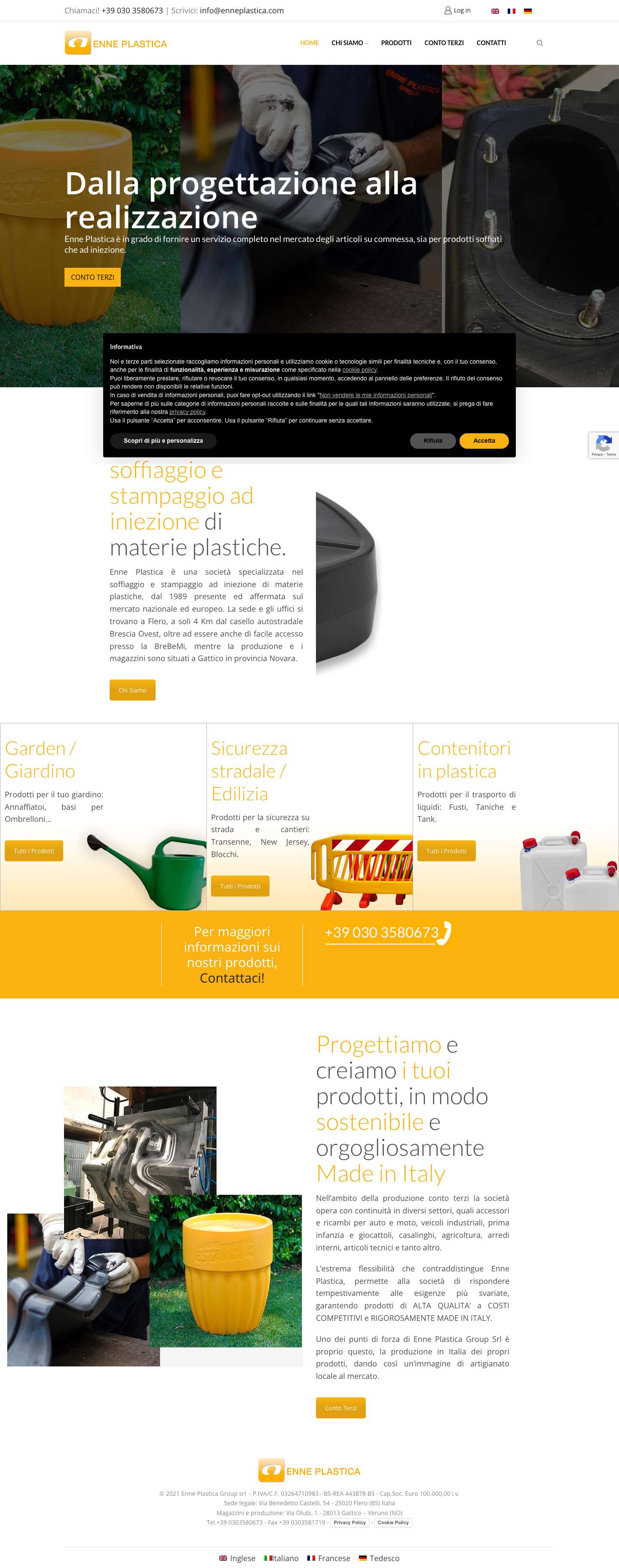 Home - Enne Plastica - Full Screenshot