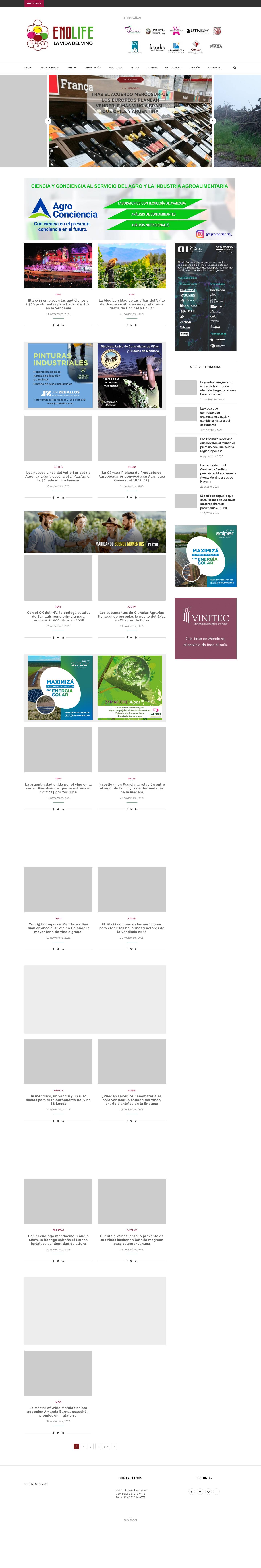 ENOLIFE | La vida del vino – ENOLIFE | La vida del vino - Full Screenshot