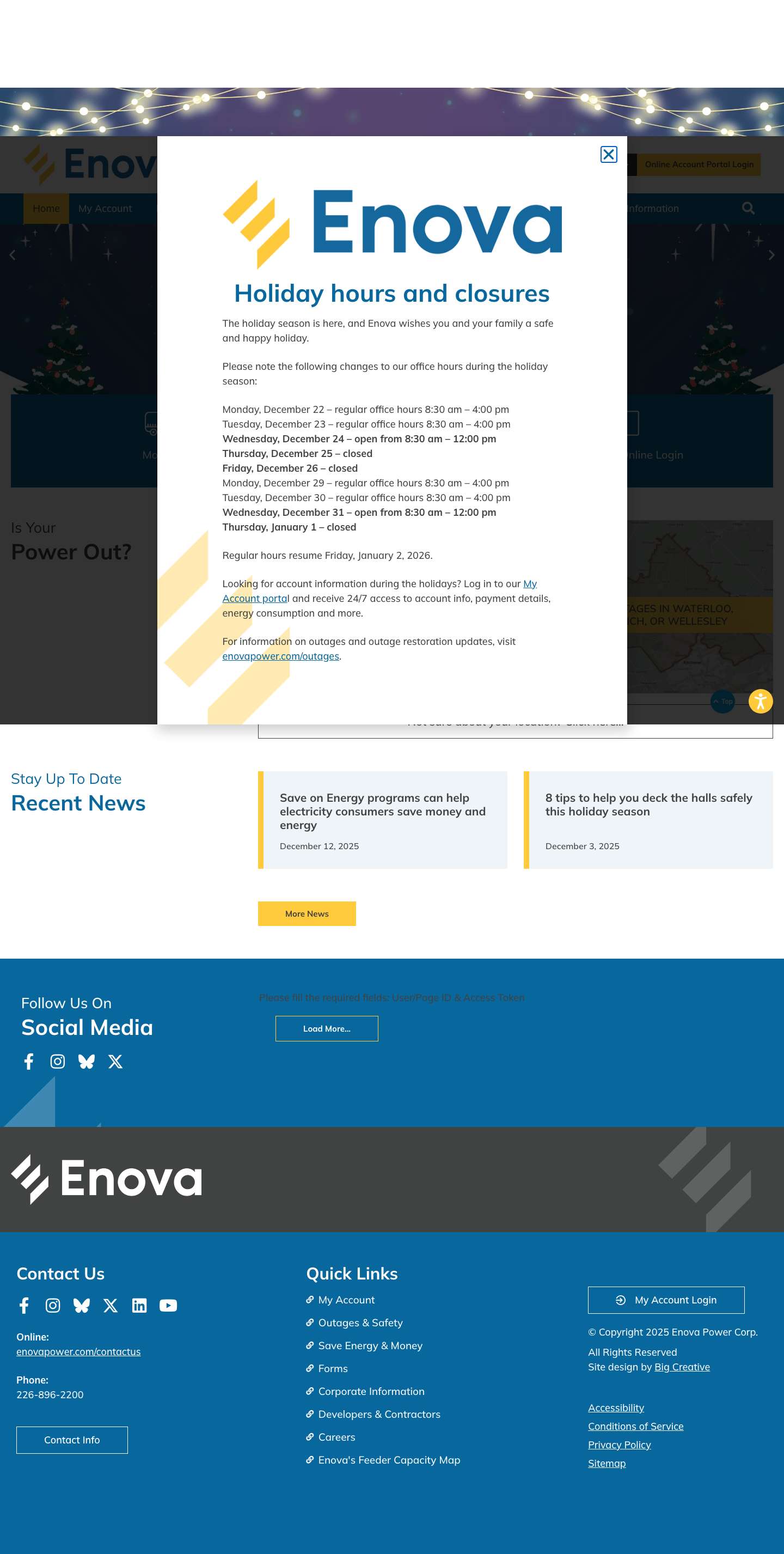 Enova Power - Smart, Reliable and Ready - Full Screenshot