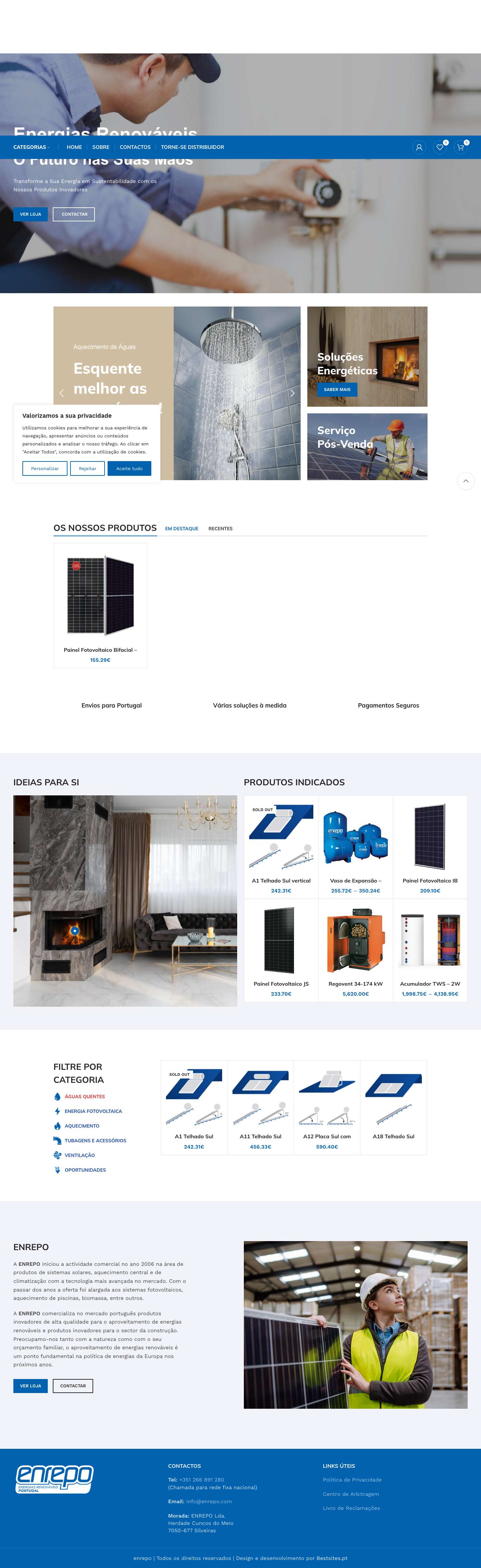 enrepo | Energias Renováveis Portugal - Full Screenshot