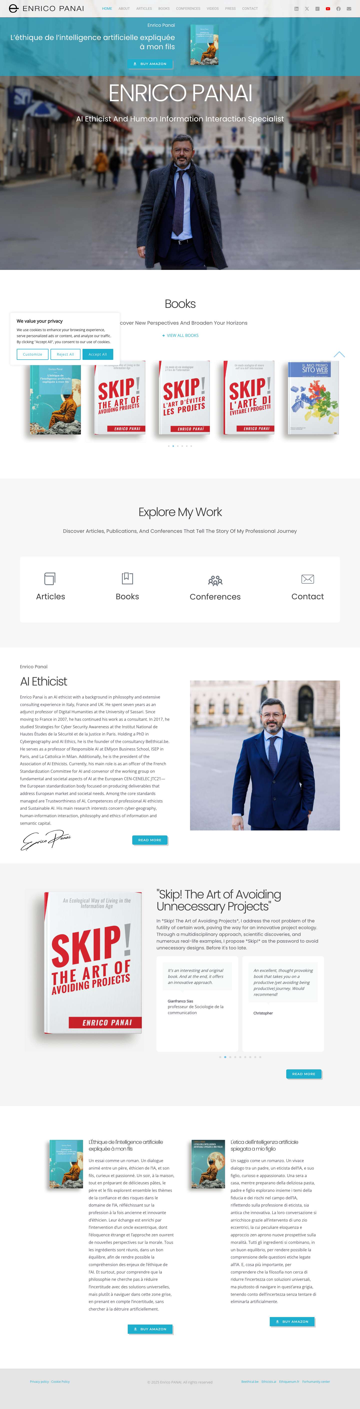 Home - AI Ethicist And Human Information Interaction Specialist - Full Screenshot