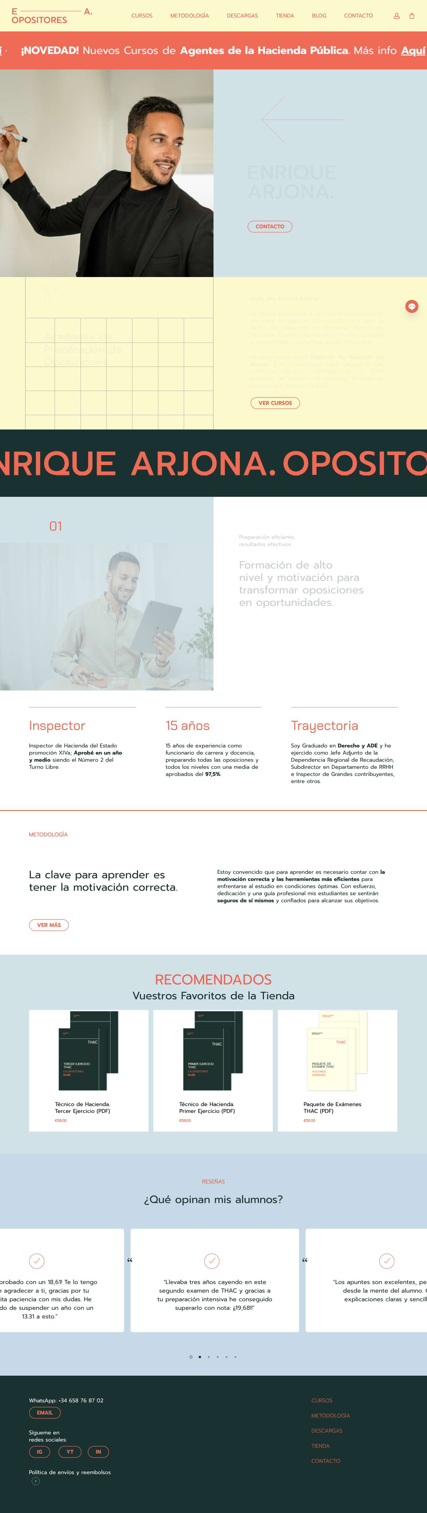 Cursos y material en contabilidad y matemáticas financieras - Full Screenshot