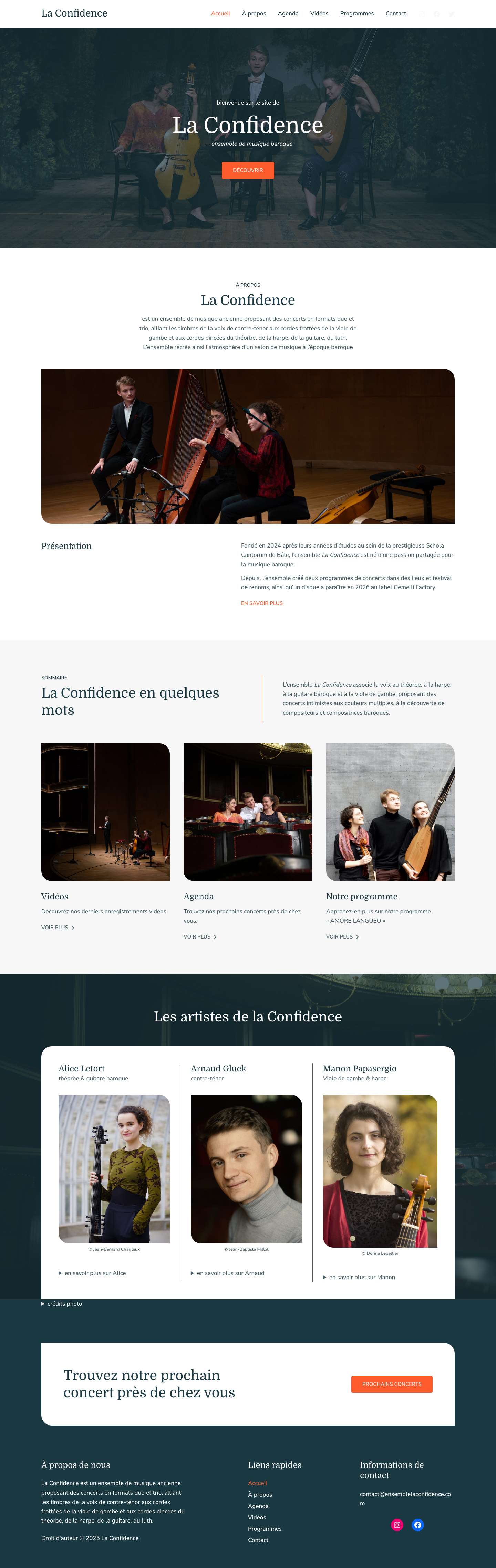 La Confidence - Full Screenshot