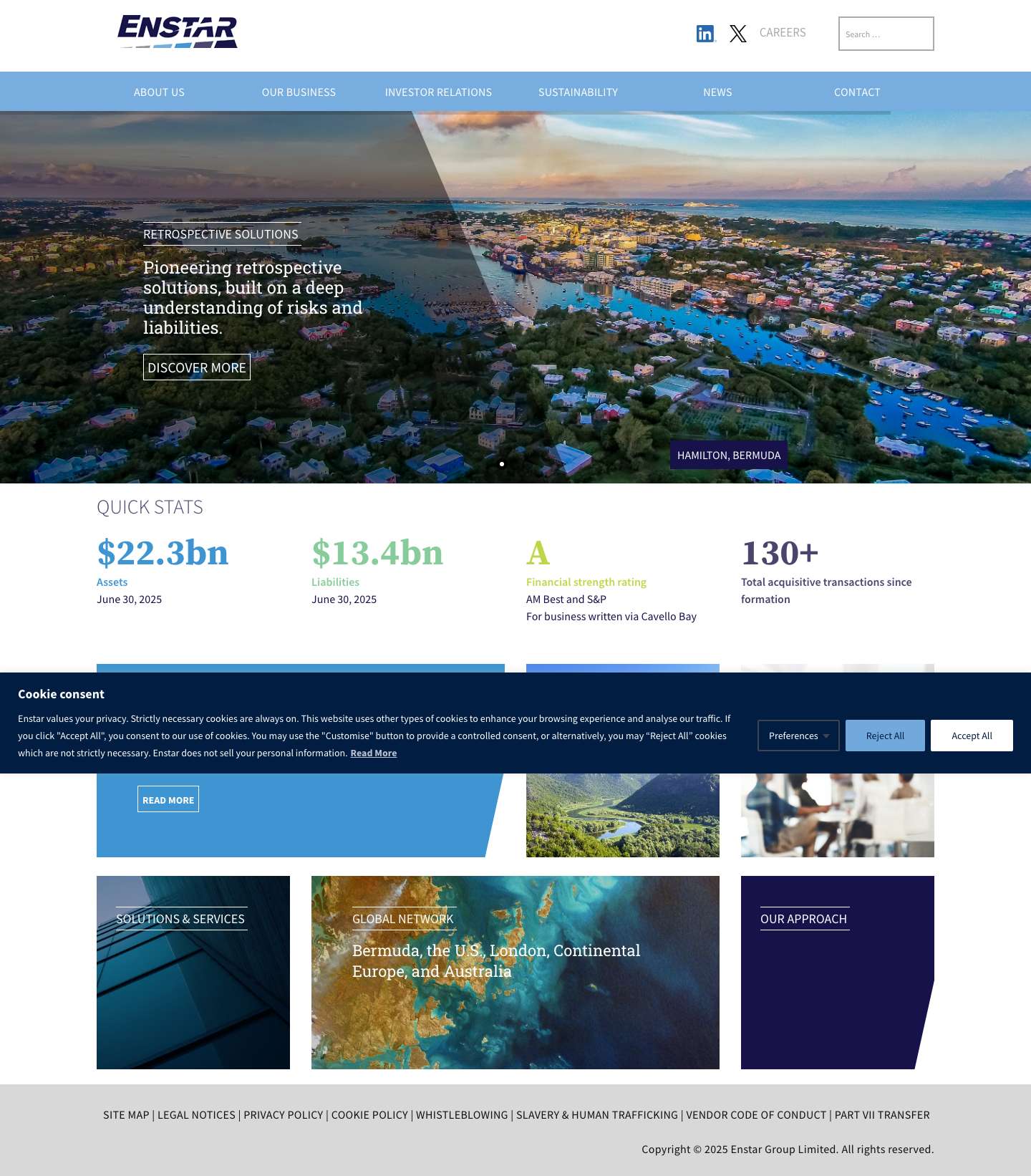 Enstar Group - Full Screenshot