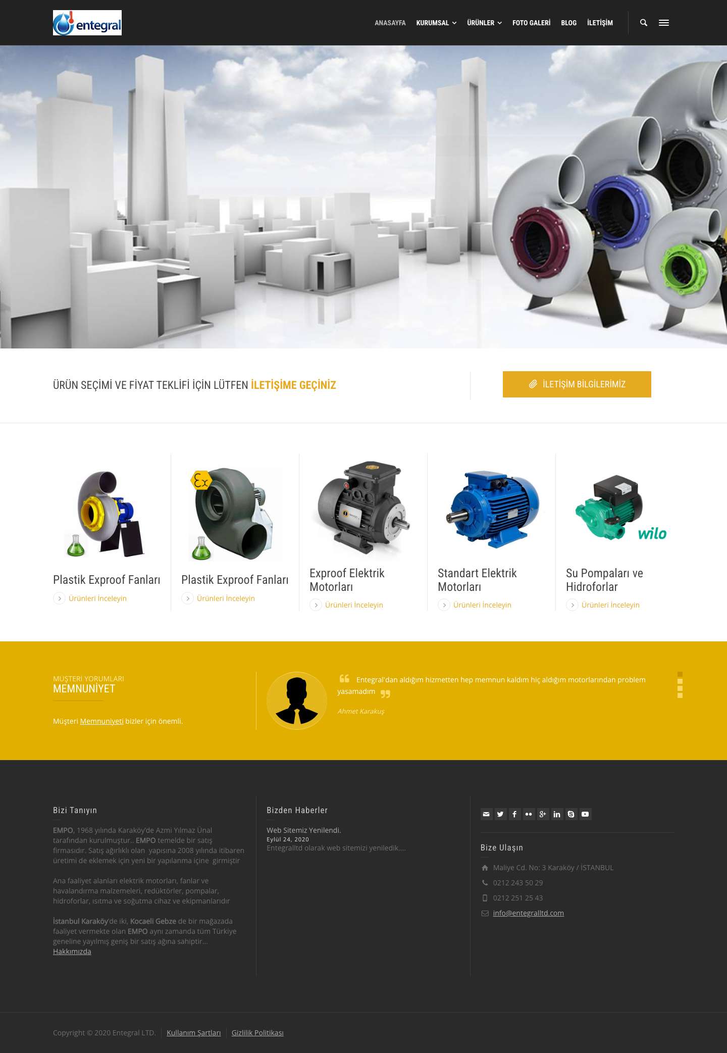 Entegral – Entegralltd.com - Full Screenshot